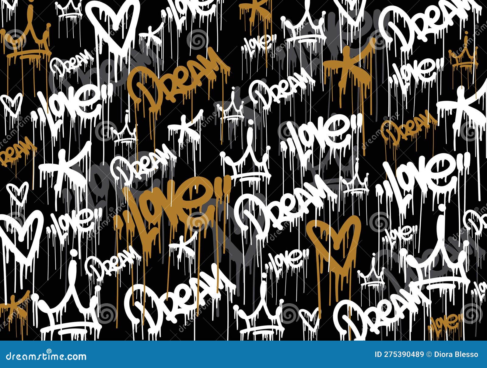 Abstract Graffiti Art Background. Street Art Graffiti Theme for Prints