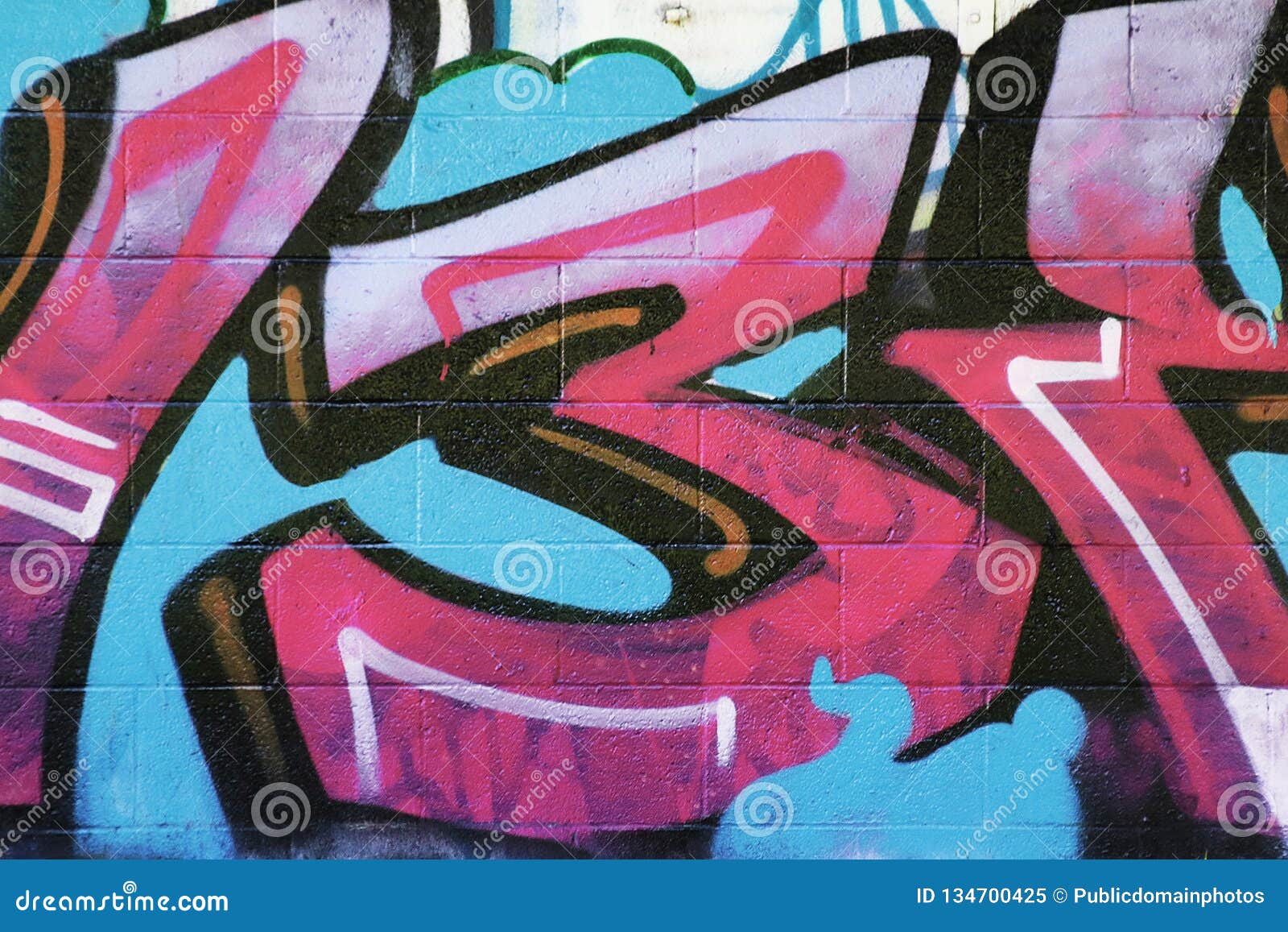 Graffiti, Art, Pink, Street Art Picture. Image 134700425