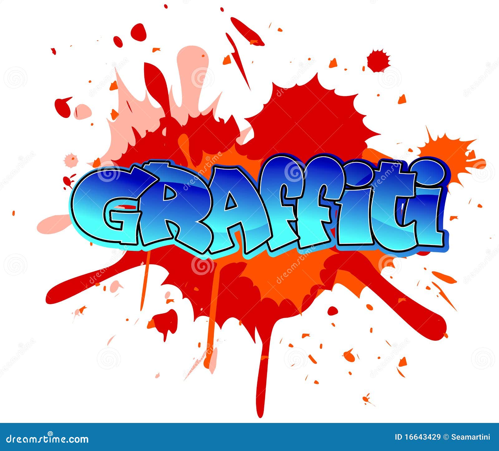Graffiti Background Stock Vector Illustration Of Creativity
