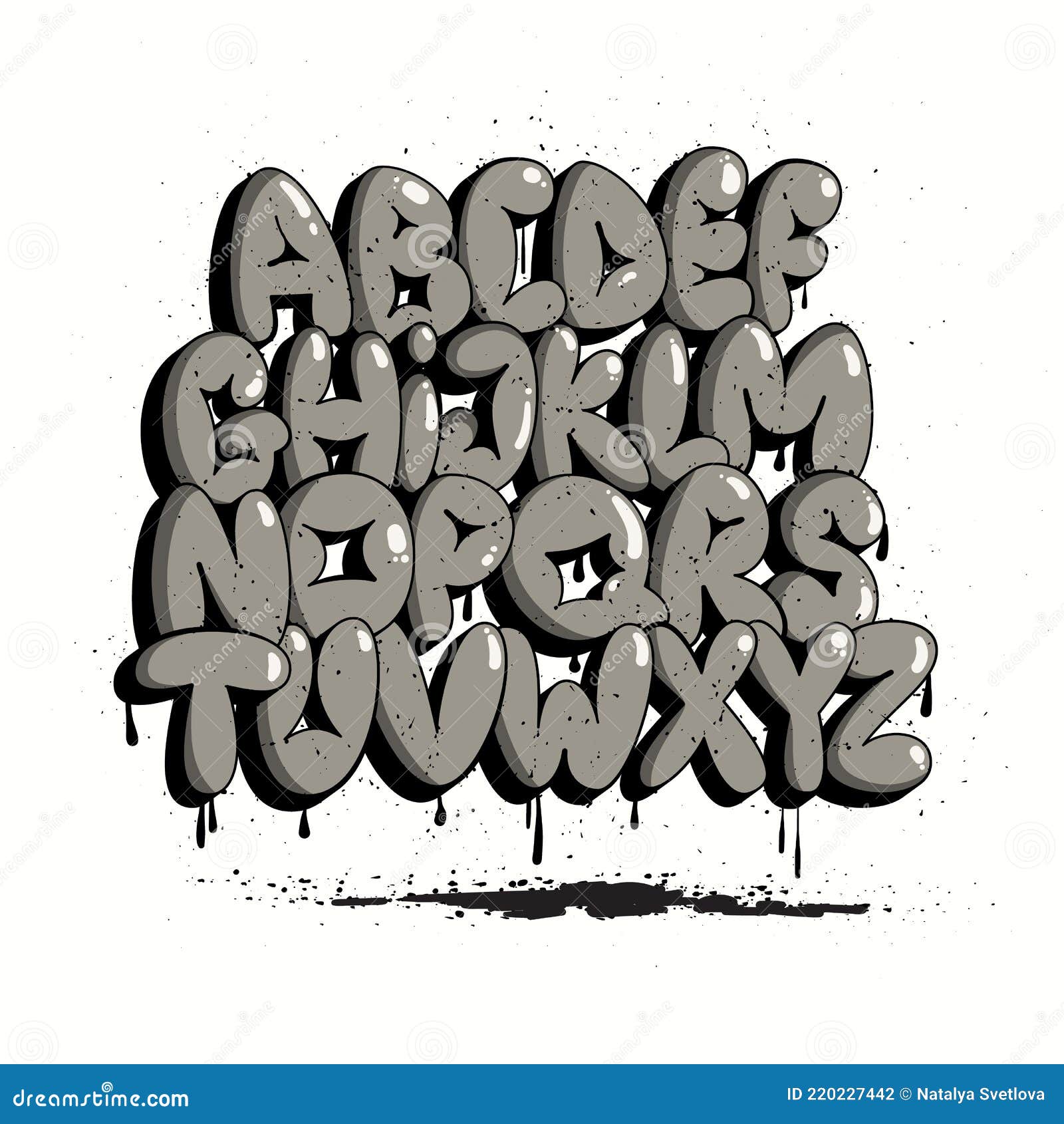 graffiti letters alphabet fonts