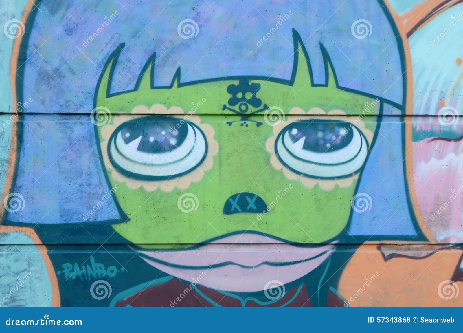 Graffiti Design on a Wall, Urban Backgrounds Editorial Stock Photo Image of graphic, artistic