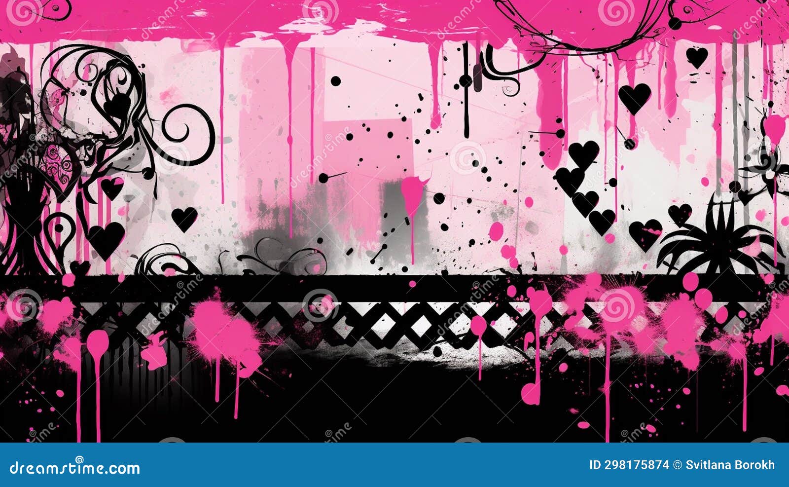 Graffiti Drawing Emo Symbols Background . Painted Graffiti Spray