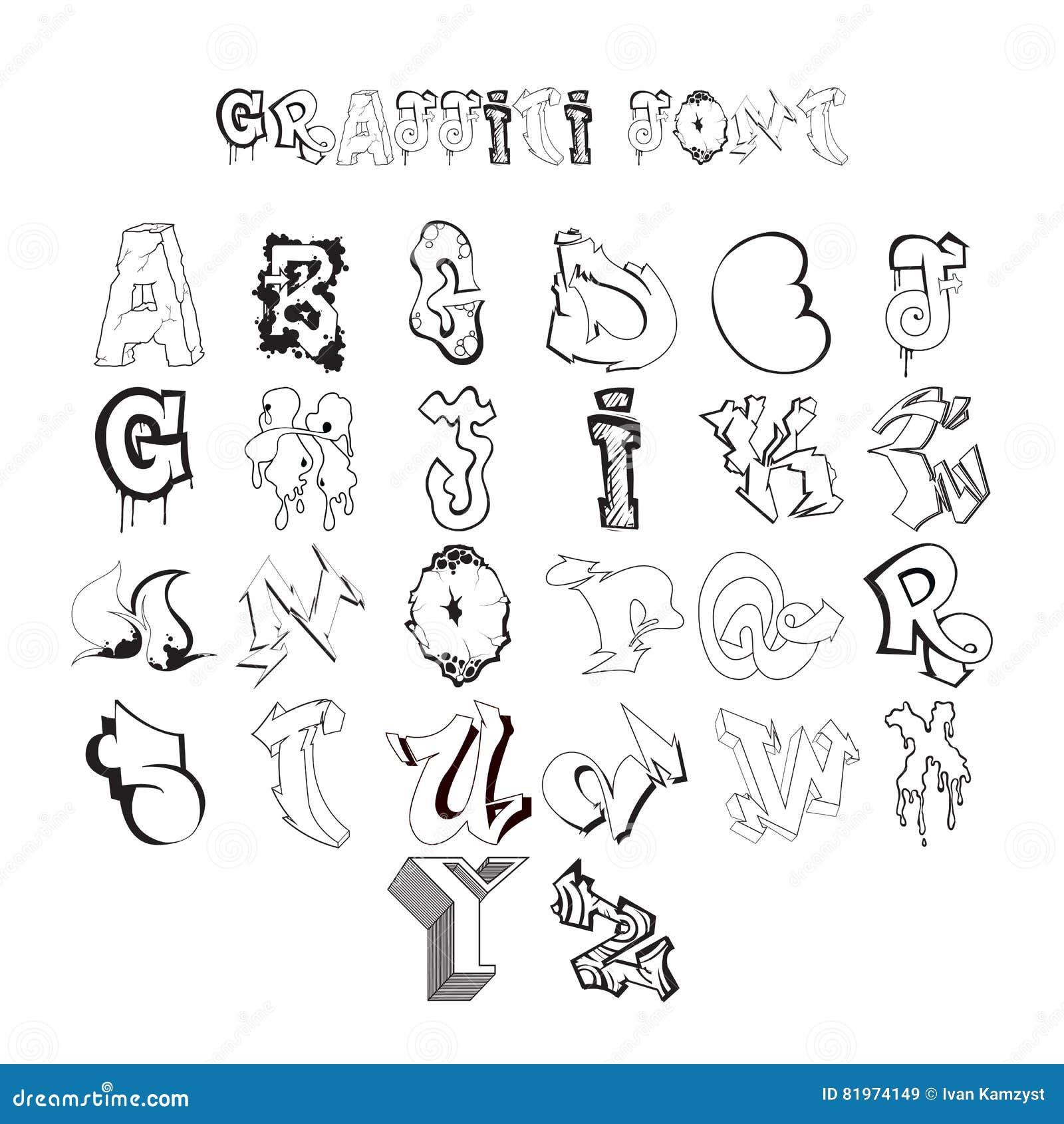 Hip Hop Graffiti Font Stock Illustrations 802 Hip Hop Graffiti Font Stock Illustrations Vectors Clipart Dreamstime