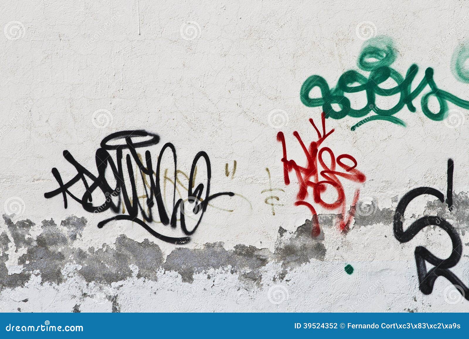 graffiti on grunge wall