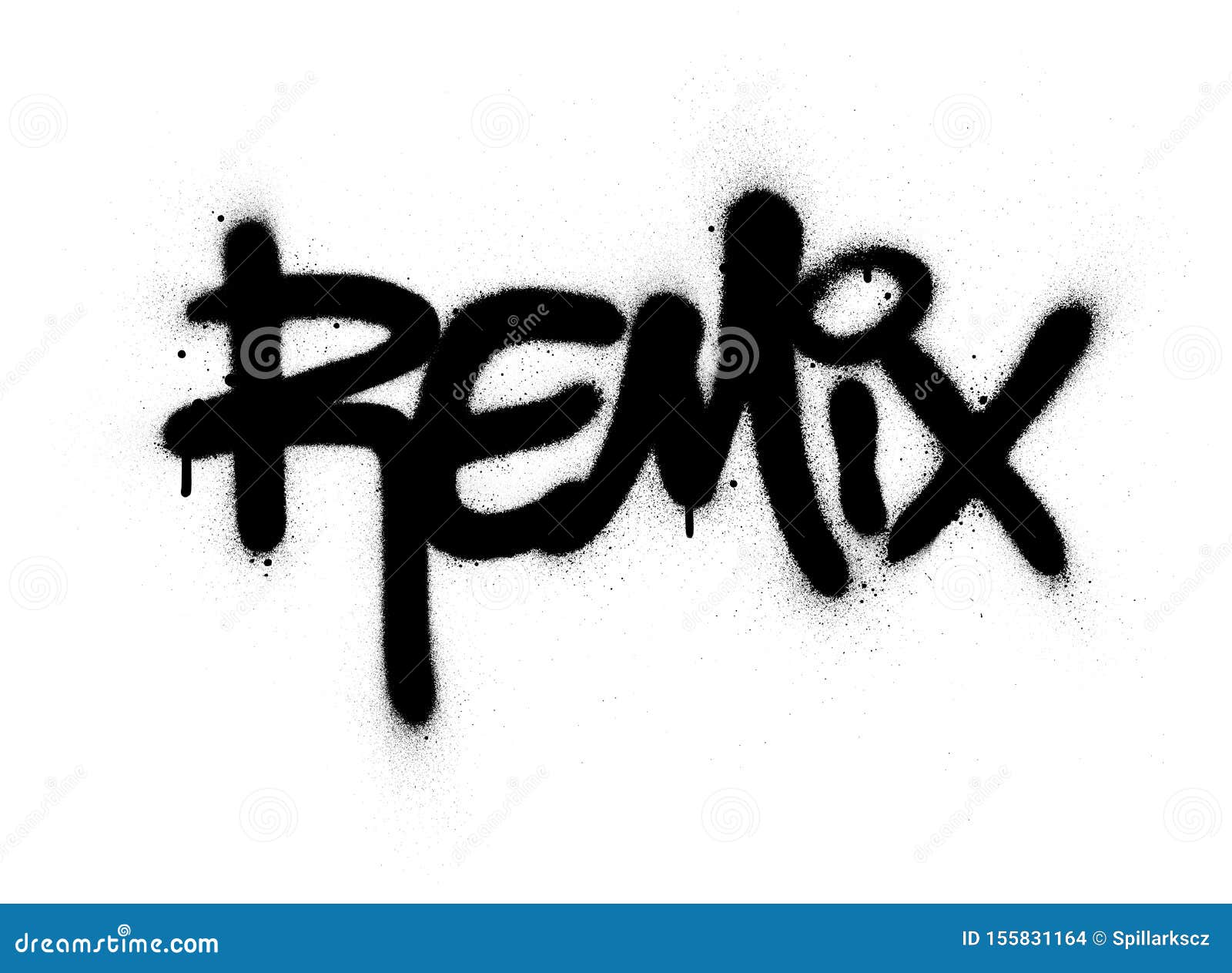 Remix Grunge Brush Stroke Word Text For Typography Icon Logo Design ...