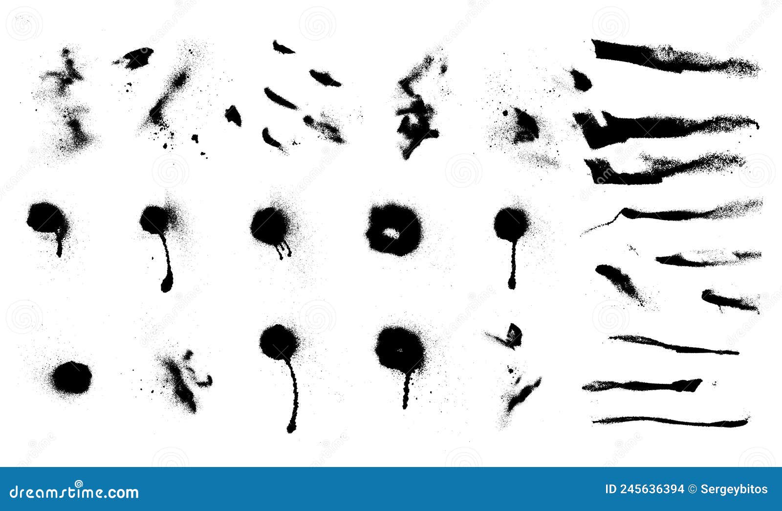 Graffiti Stencil Texture. Grunge and Paint Texture with Spray Effect