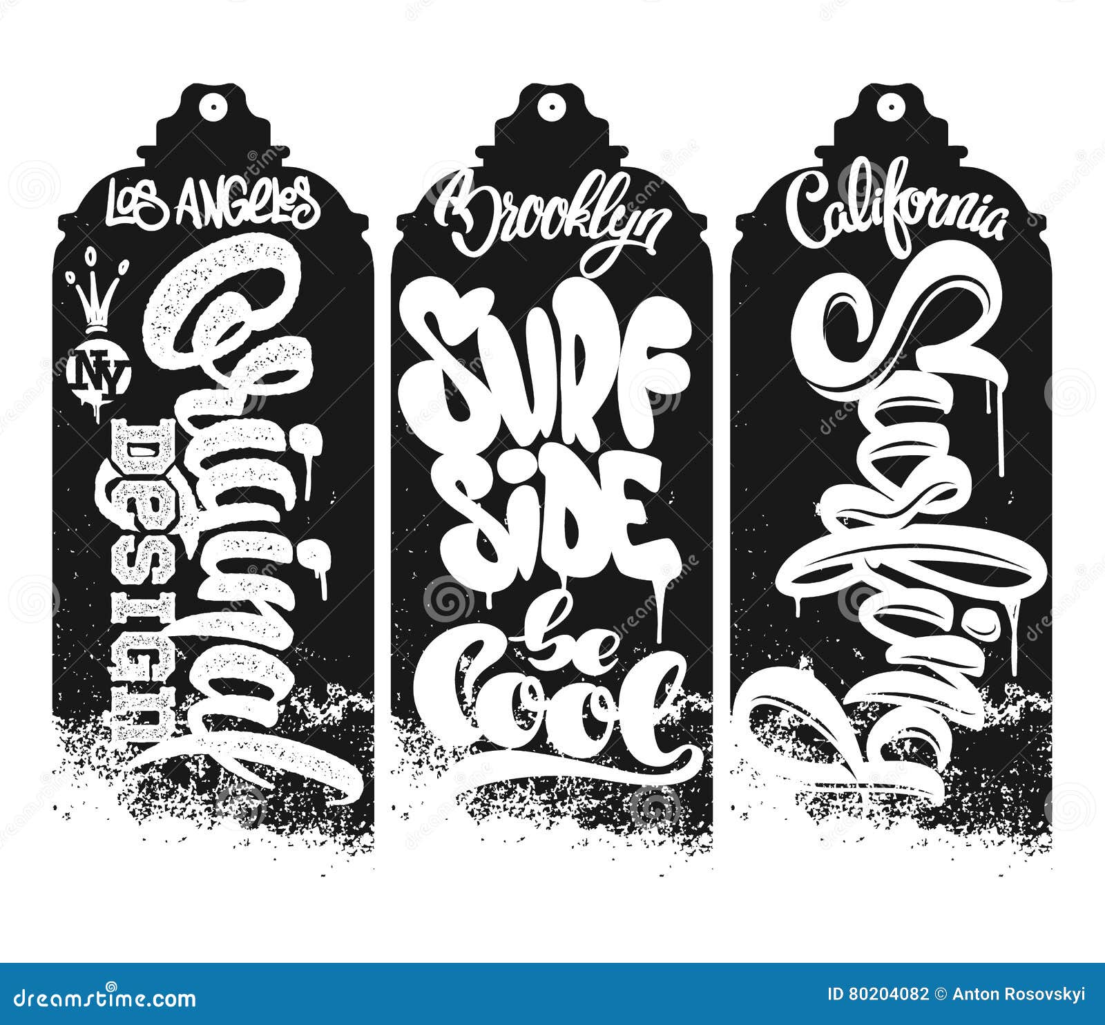 Graffiti T Shirt Design Aerosol Stock Vector Illustration of bombing