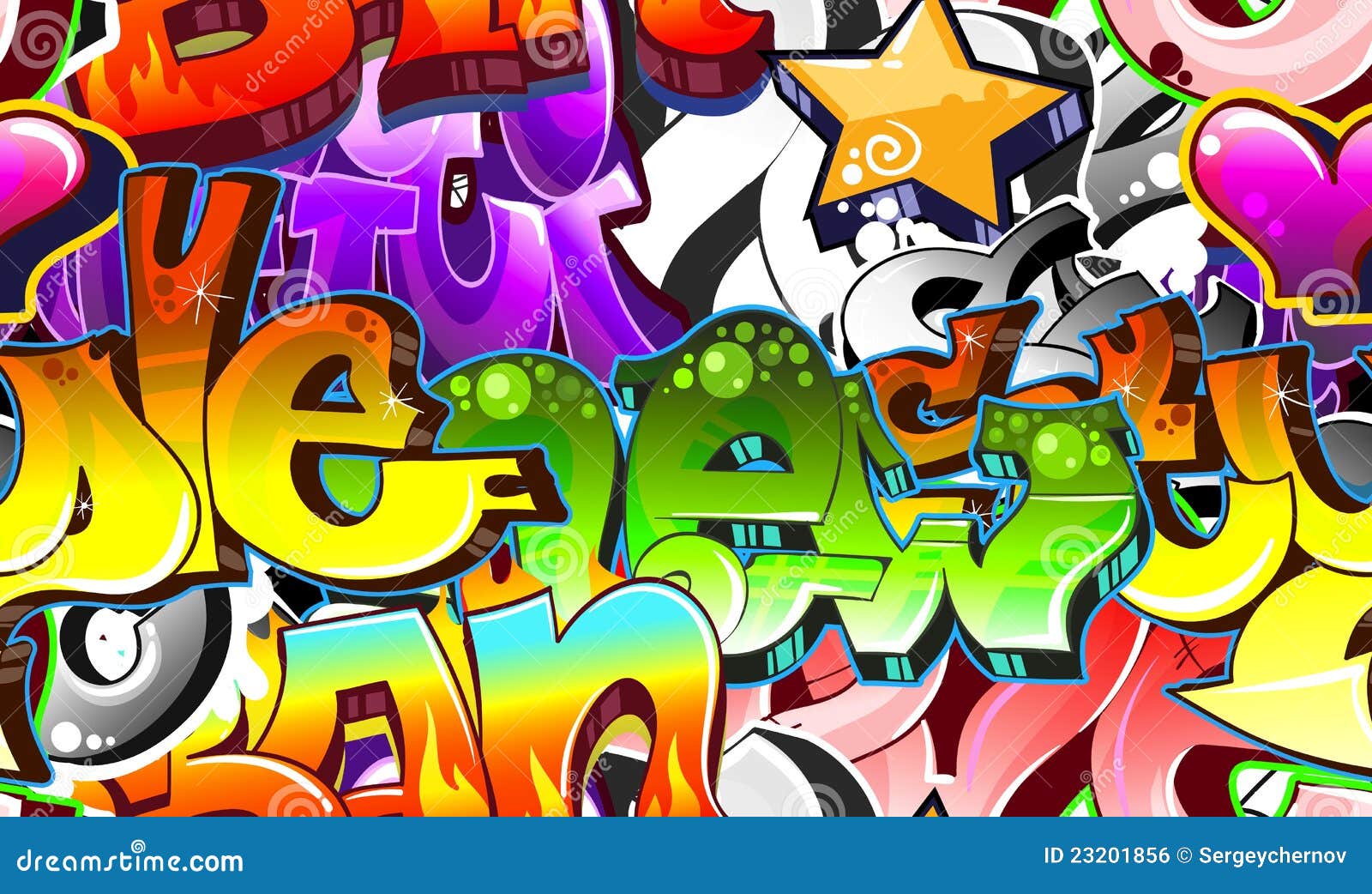 Graffiti Urban Art Background Stock Illustration Illustration Of Fashion Background