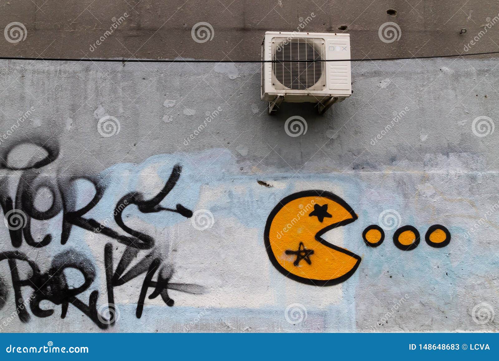 Poster Pac-Man Arcade Affiche Handmade Graffiti Street Art Artwork 