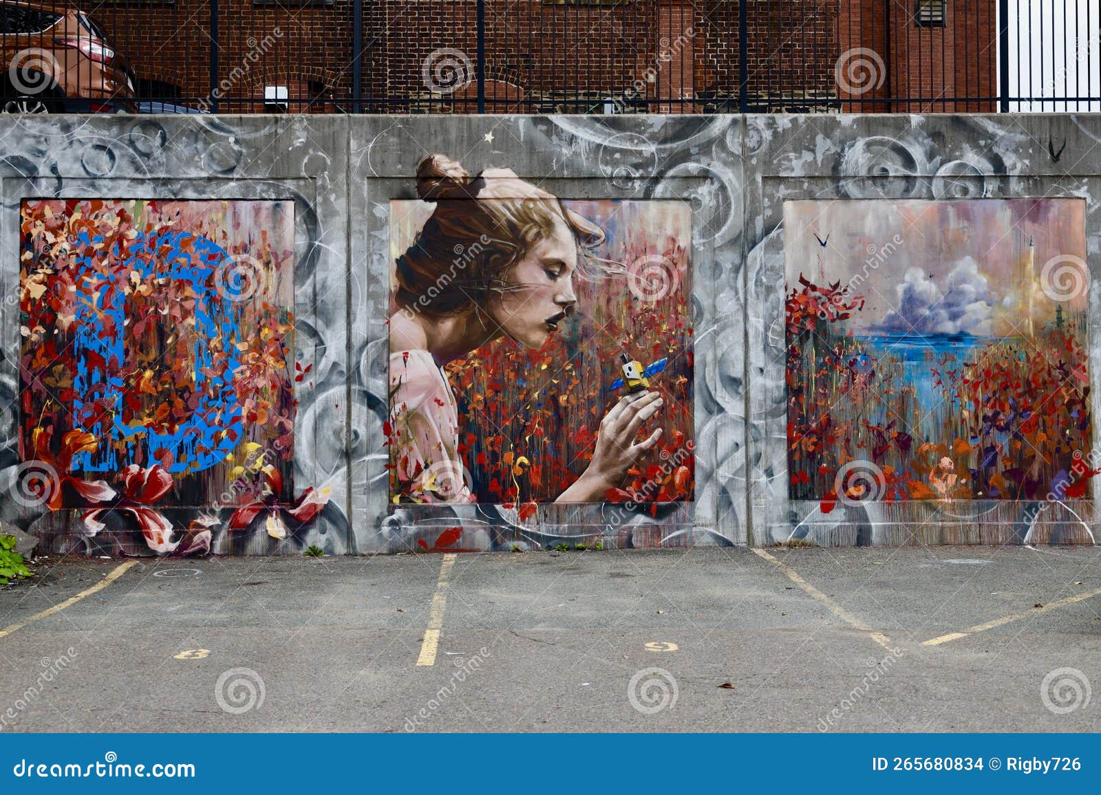Graffiti Wall in Halifax Canada Editorial Stock Image Image of