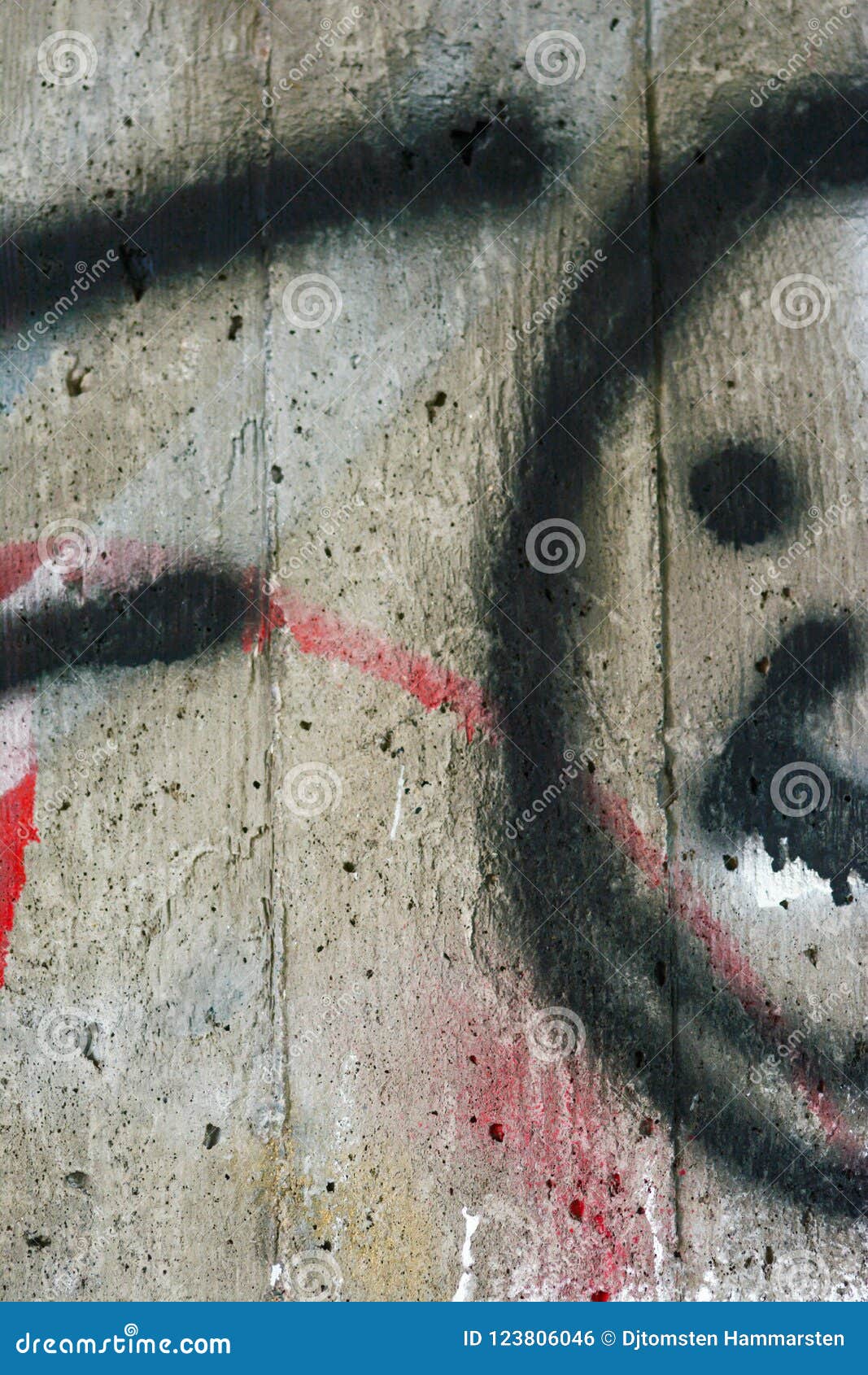 grafiti background on the concrete wall
