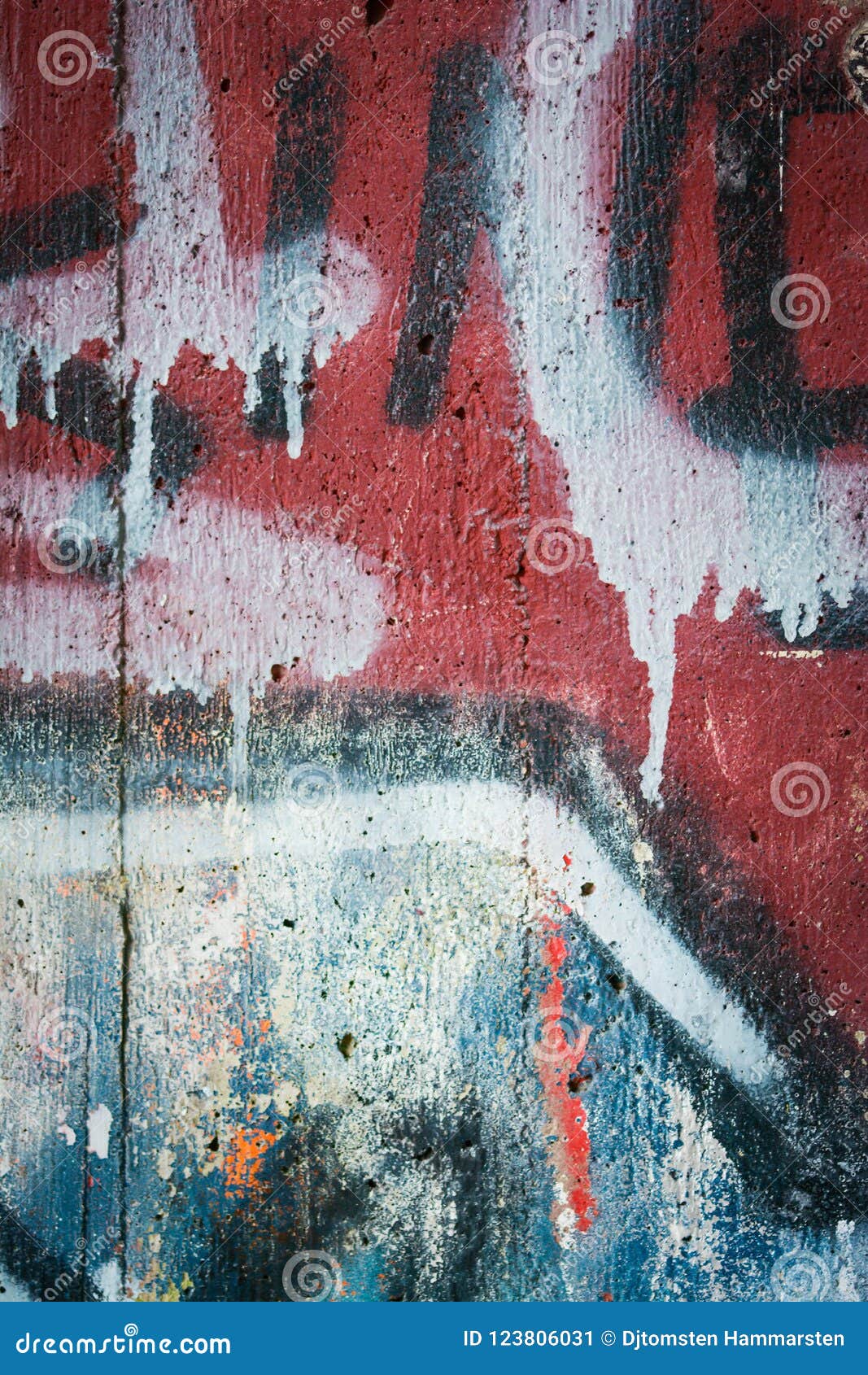 grafiti background on the concrete wall