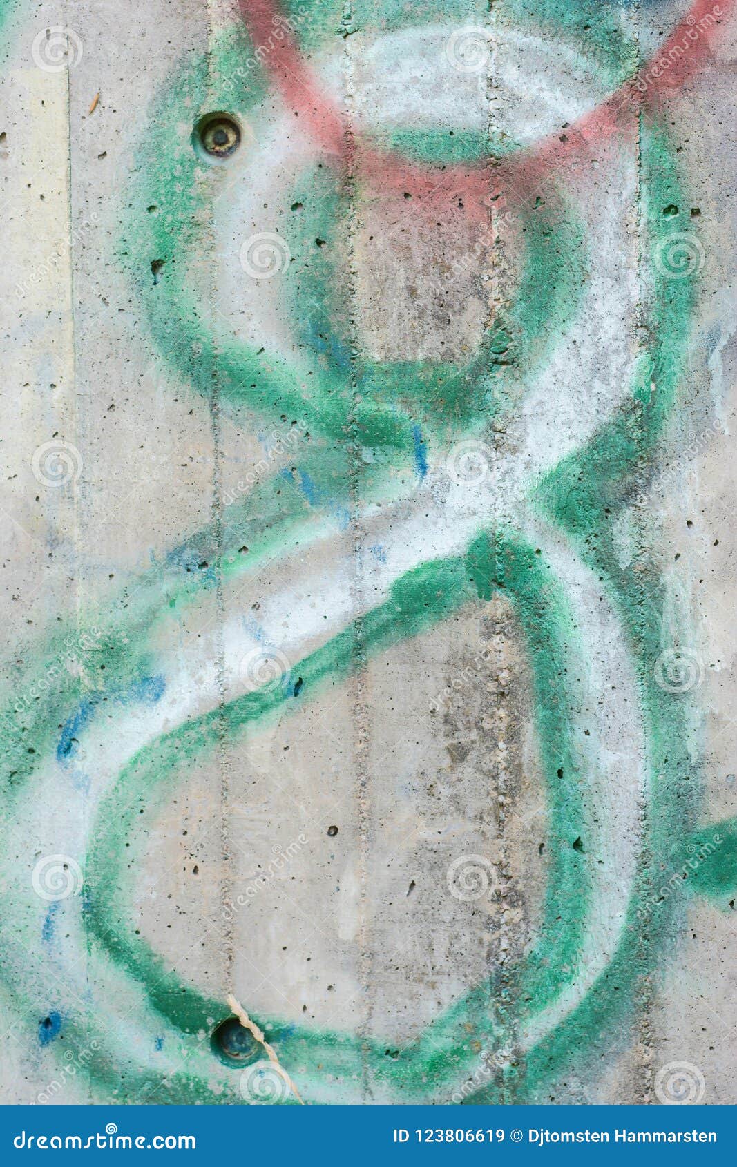 grafiti background on the concrete wall