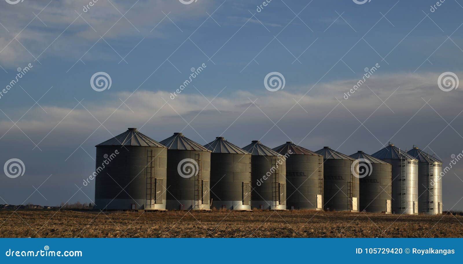 Grain Bins editorial image. Image of wheat, december 105729420