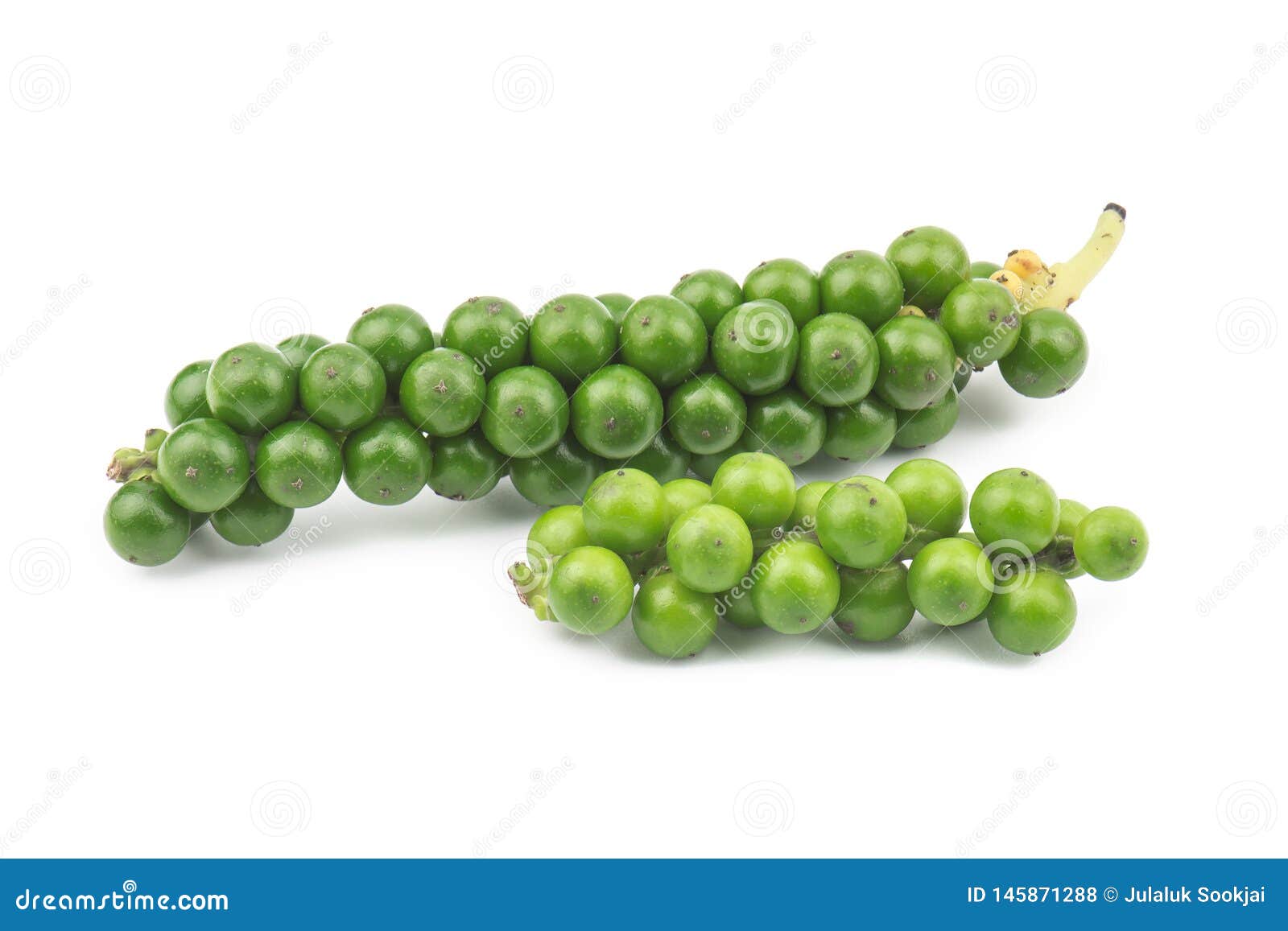 Grain De Poivre Vert D'isolement Photo stock - Image du lame, condiments:  145871288