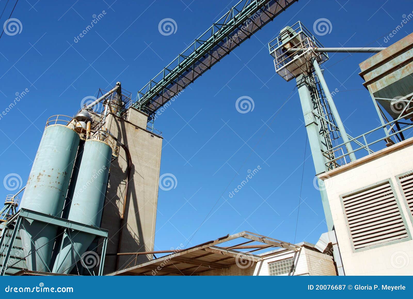 Grain Elevator stock image. Image of farming, industry 20076687