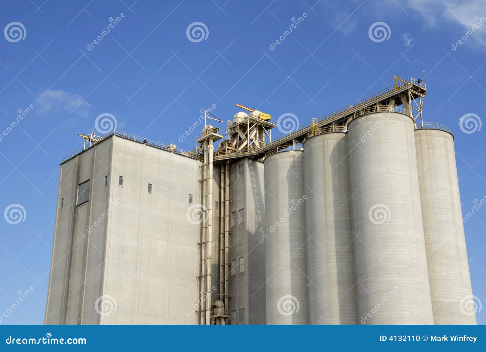 Grain Elevator stock photo. Image of agriculture, industry 4132110