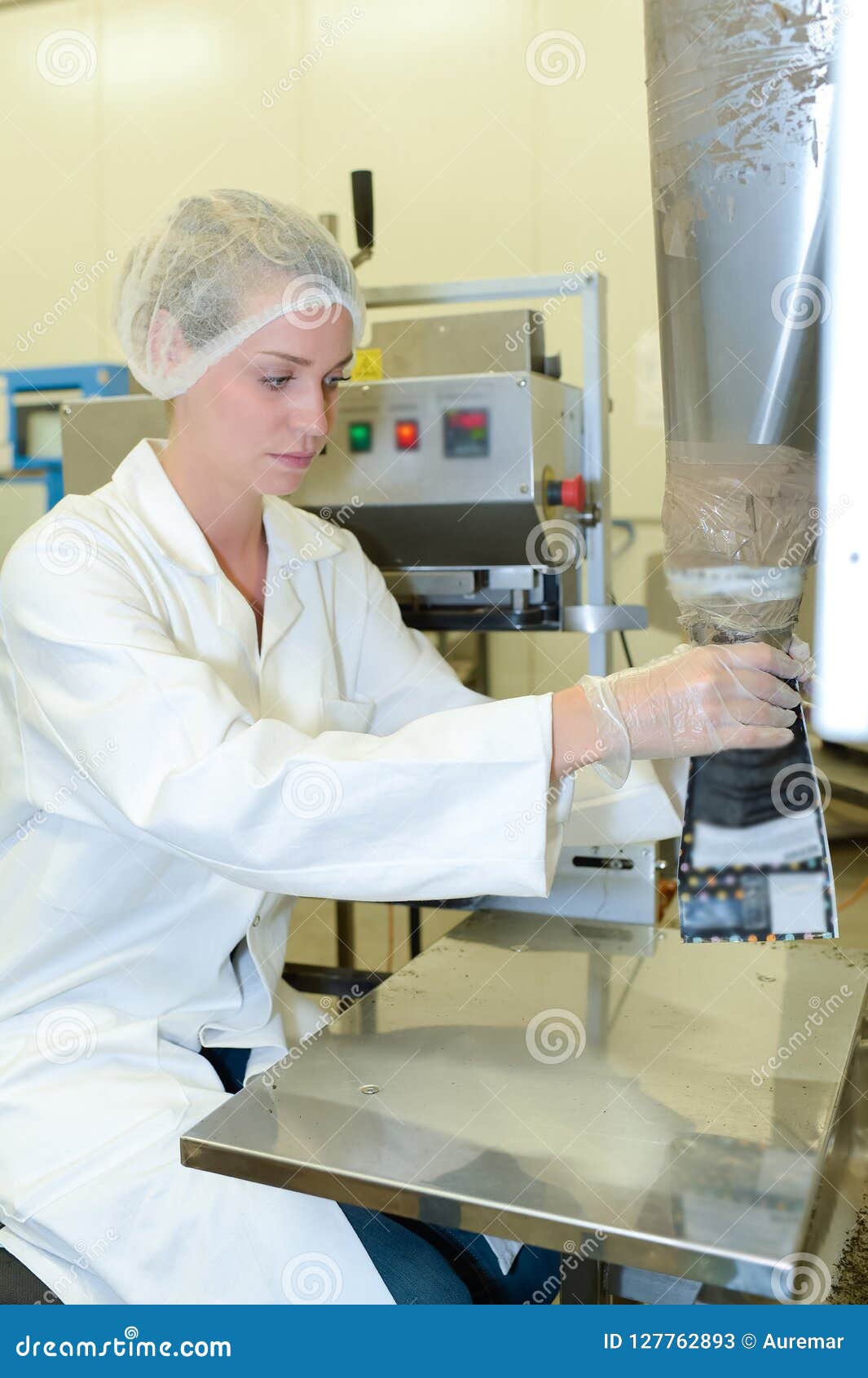 Grain Packaging in Food Processing Plant Stock Image Image of pretty