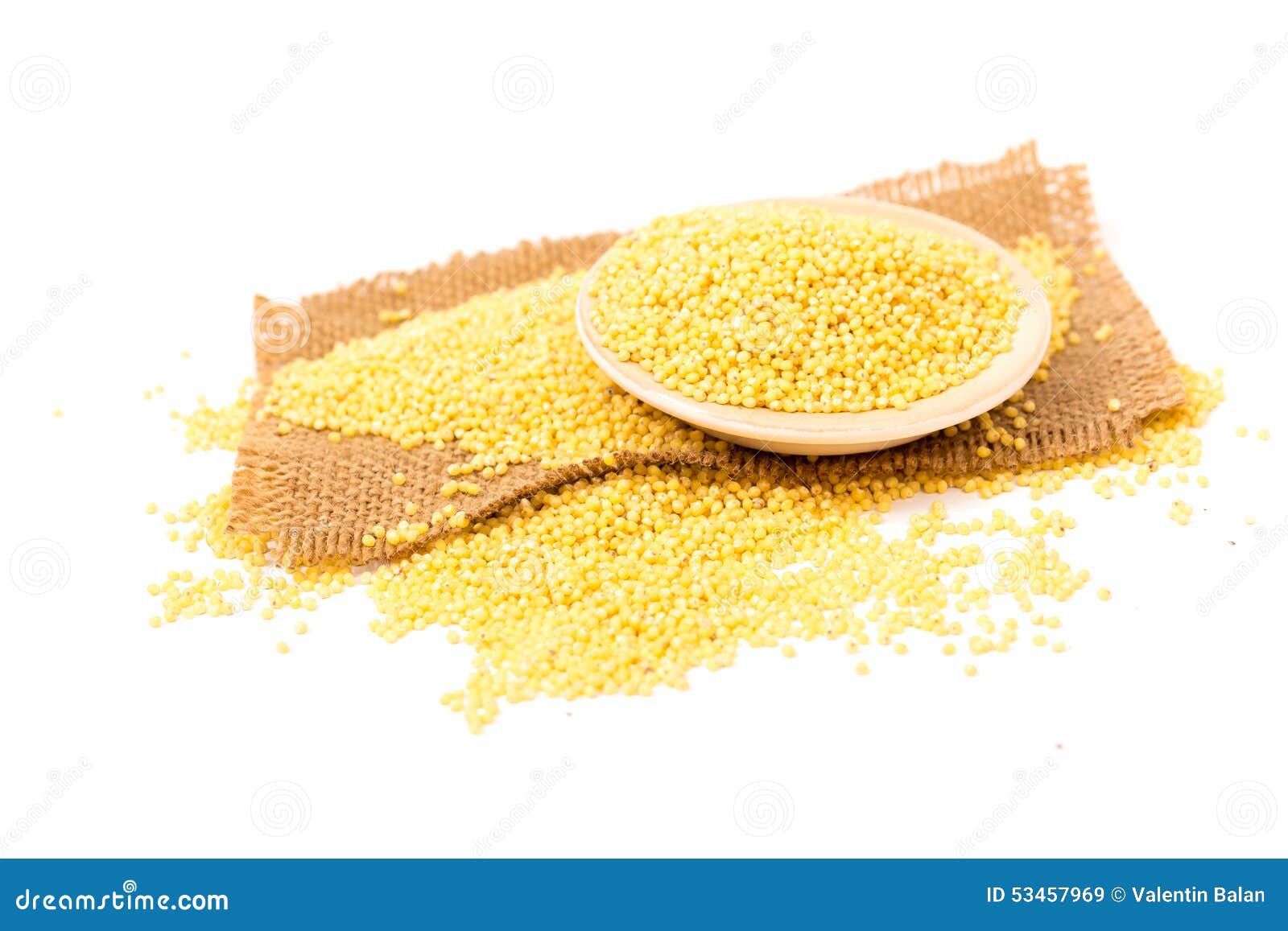 Graines de millet image stock. Image du ingrédient, 53457969