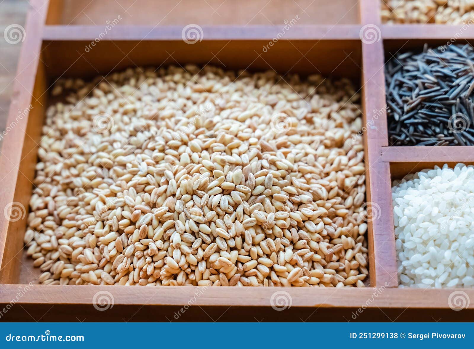 Riz grain long - Riz et orge