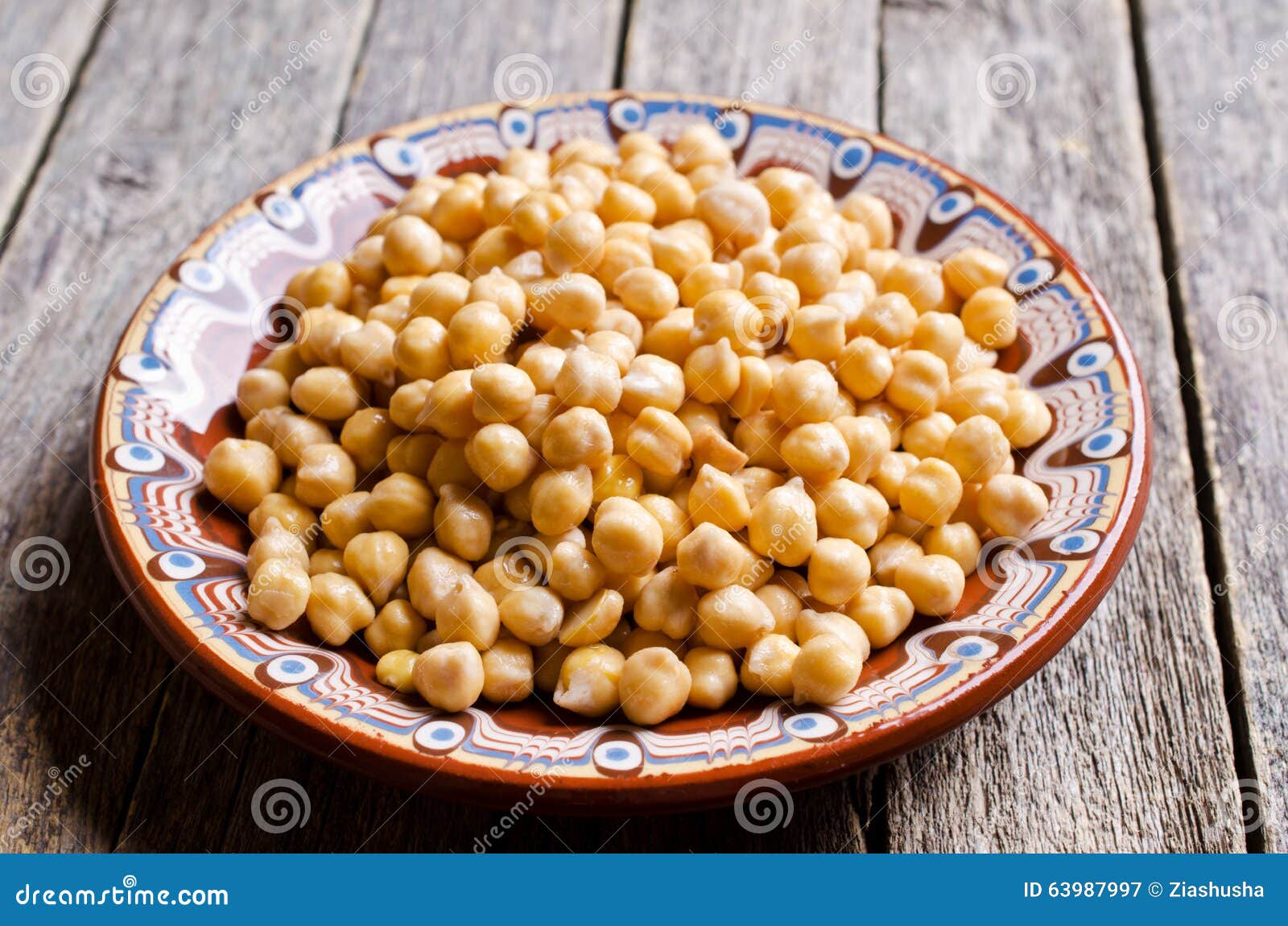 Grains of raw chickpeas stock image. Image of detail 63987997