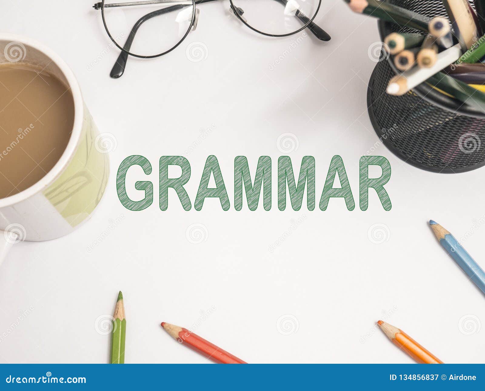 grammar, educational linguistic words quotes concept