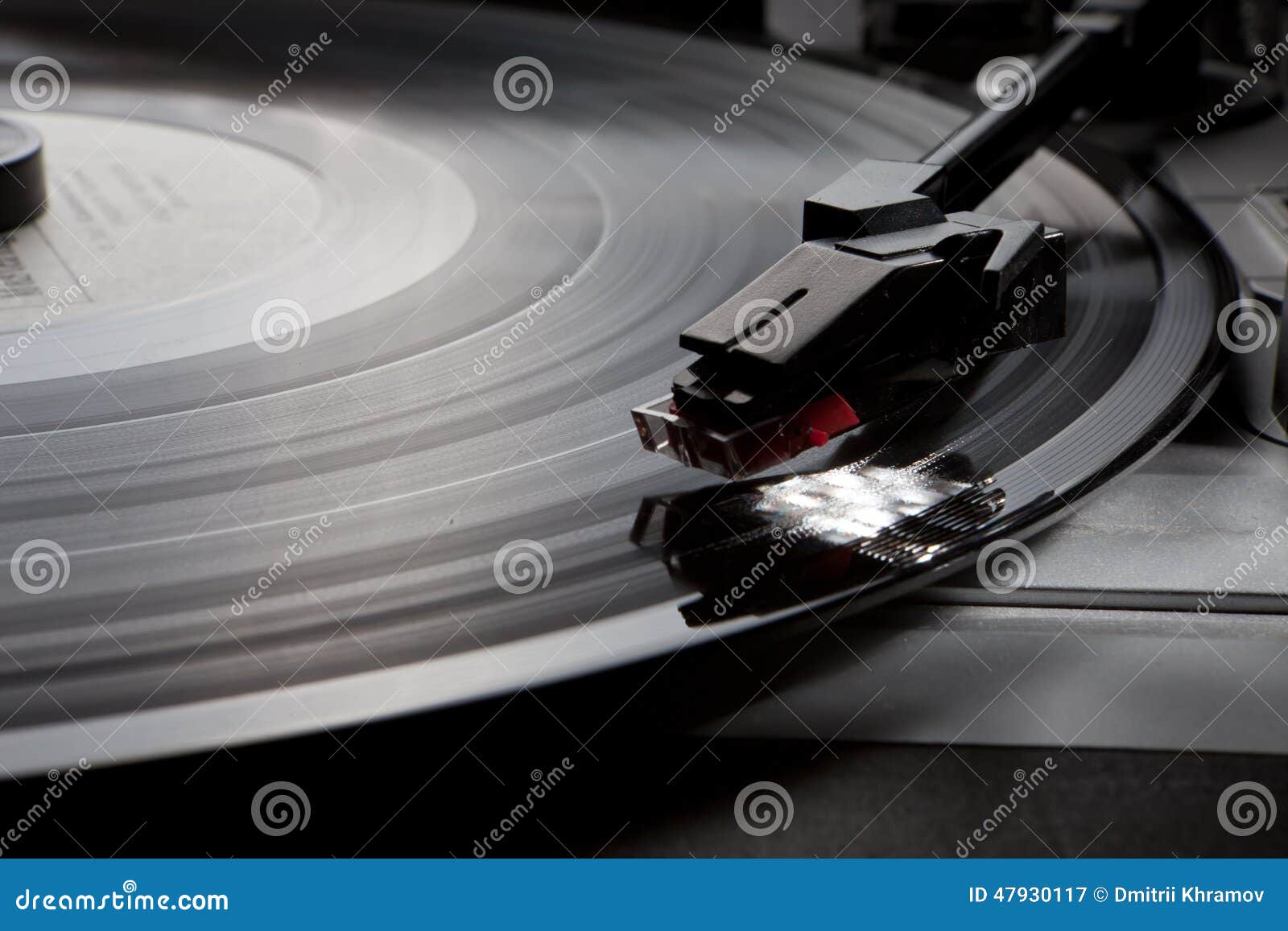 Gramophone Vinyl Music Record Retro Player Stock Image Image of