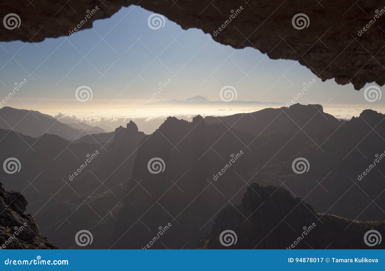 gran canaria, stone arch la ventana del nublo