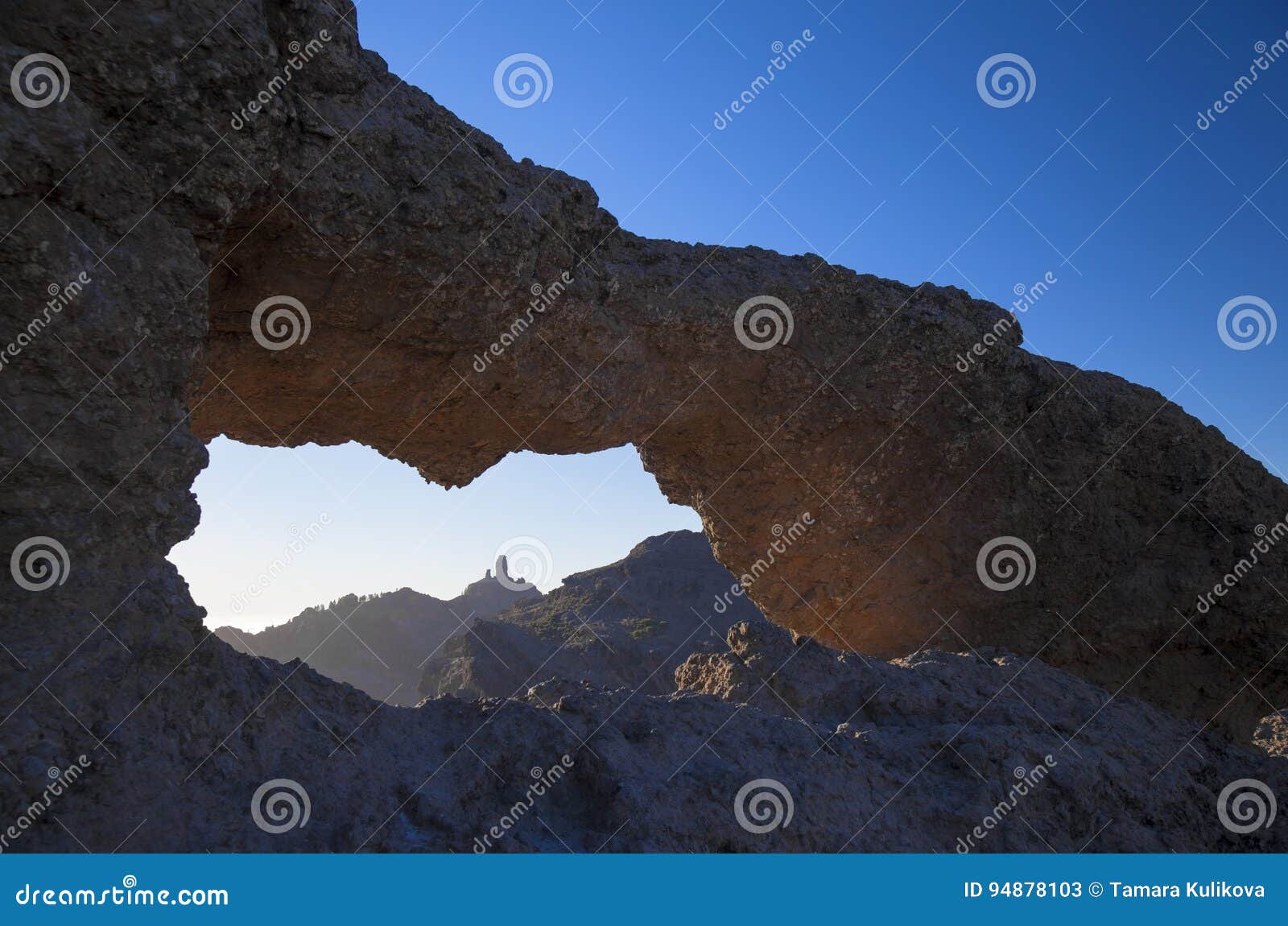 gran canaria, stone arch la ventana del nublo