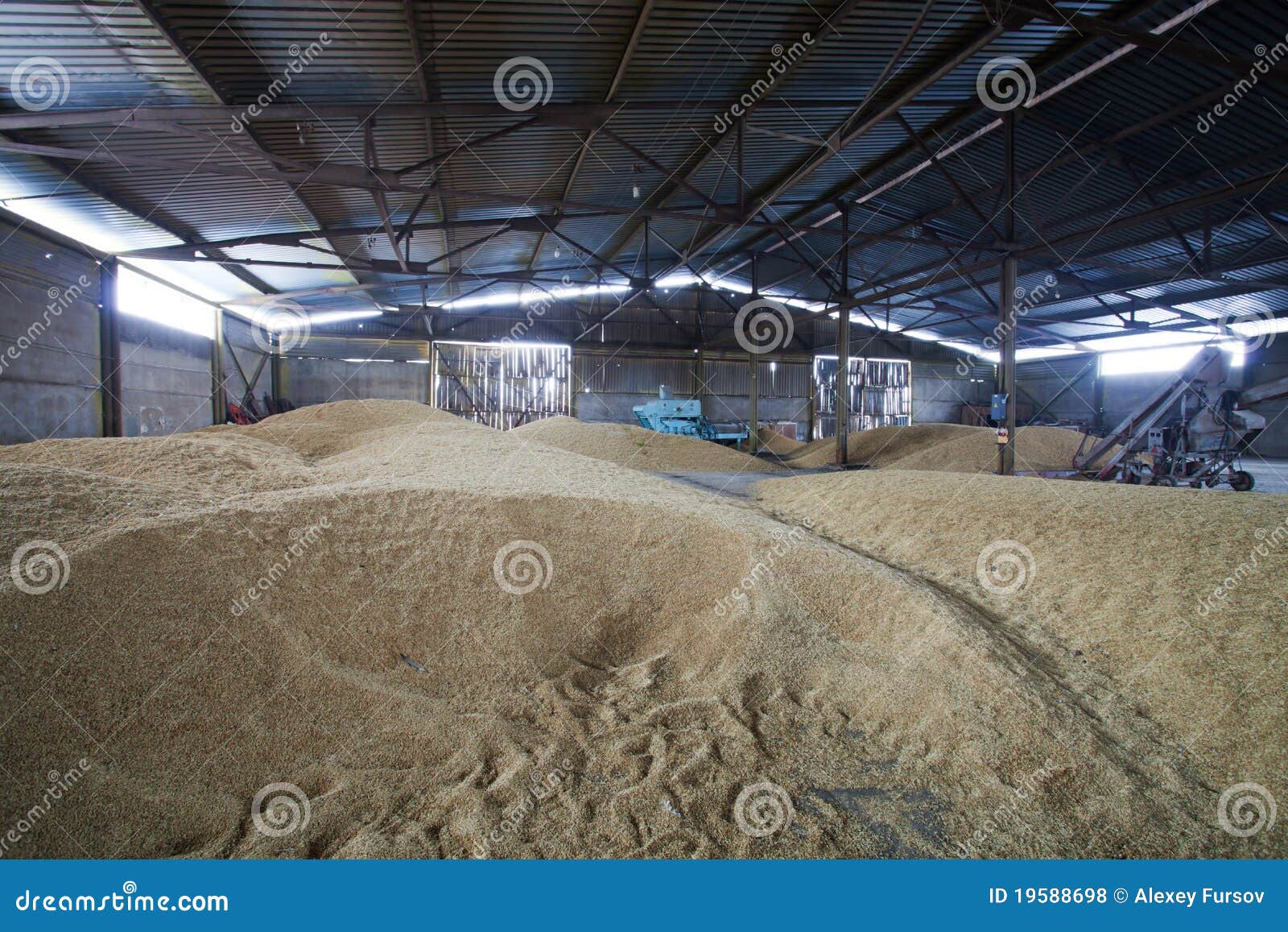 Granary stock photo. Image of indoors, industry, horizontal - 19588698