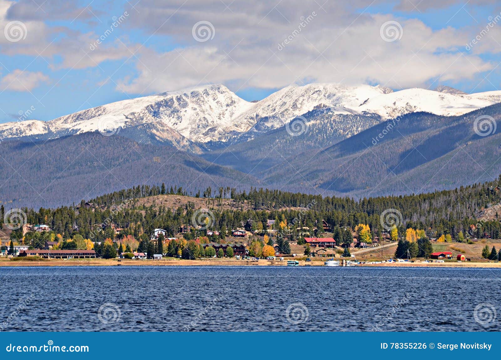 Granby Lake, Colorado stock photo. Image of houses, growing 78355226