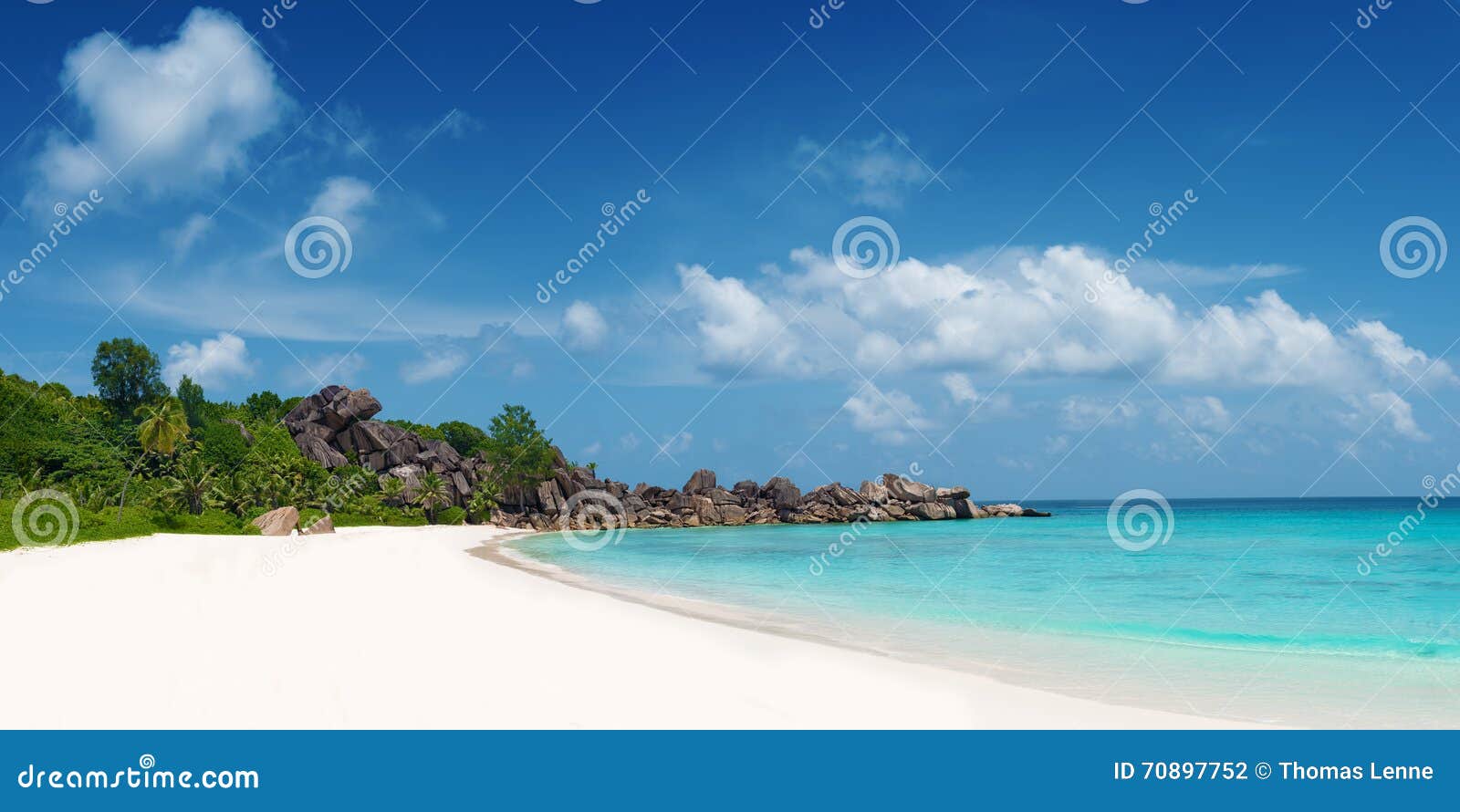 grand anse beach la digue island seychelles