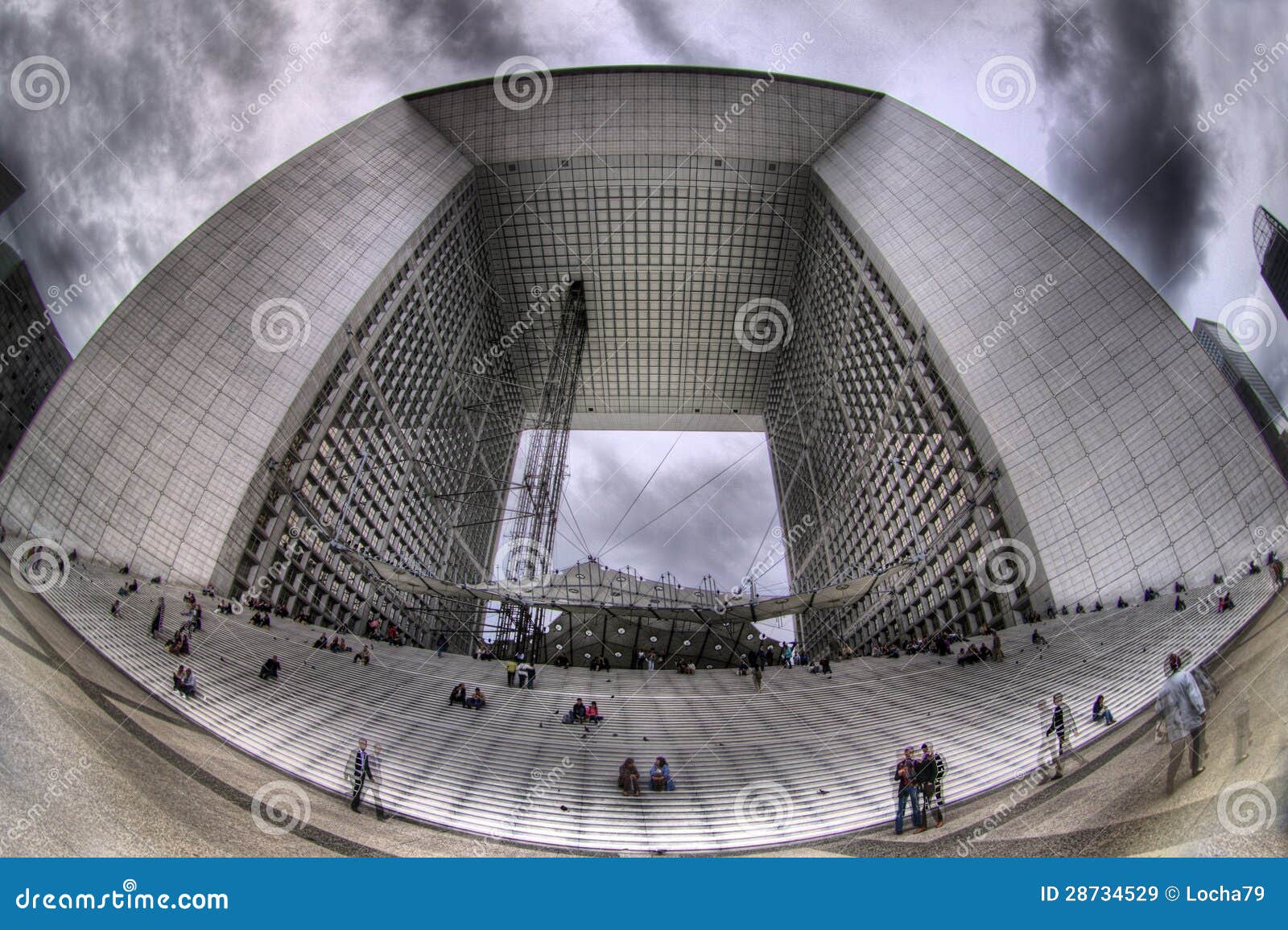 Grand Arch DE La Defense, Parijs, Frankrijk