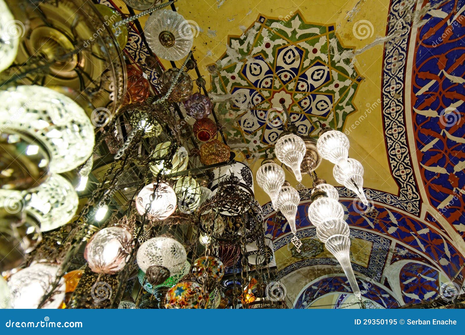 grand bazaar ceiling in istanbul