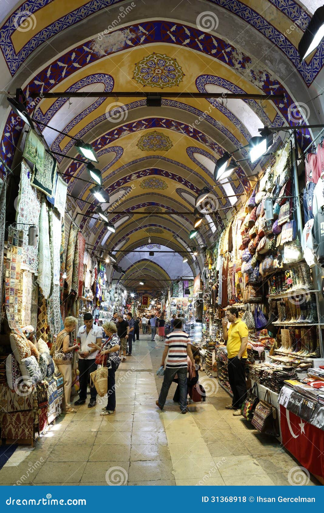  Grand  Bazaar Istanbul Turkey Editorial Stock Photo 