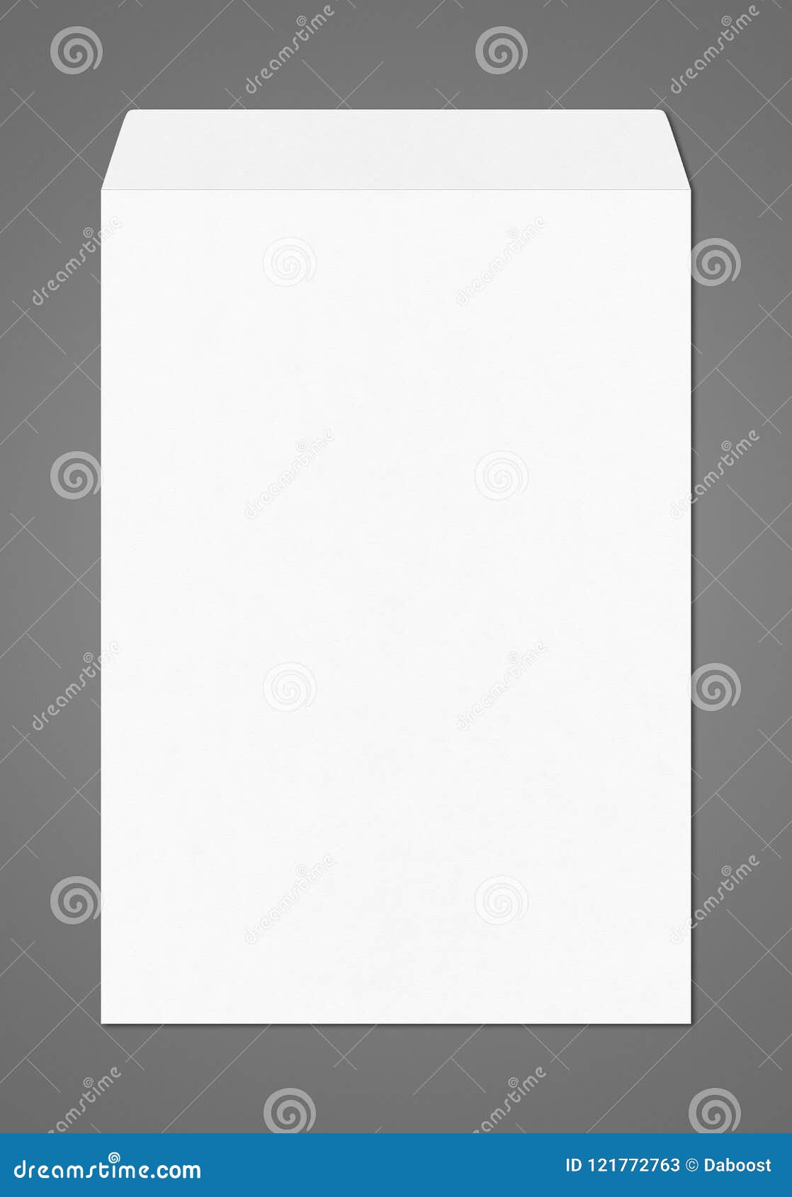 Grand Calibre Blanc De Maquette De L'enveloppe A4 Image stock - Image du  enveloppe, message: 121772763