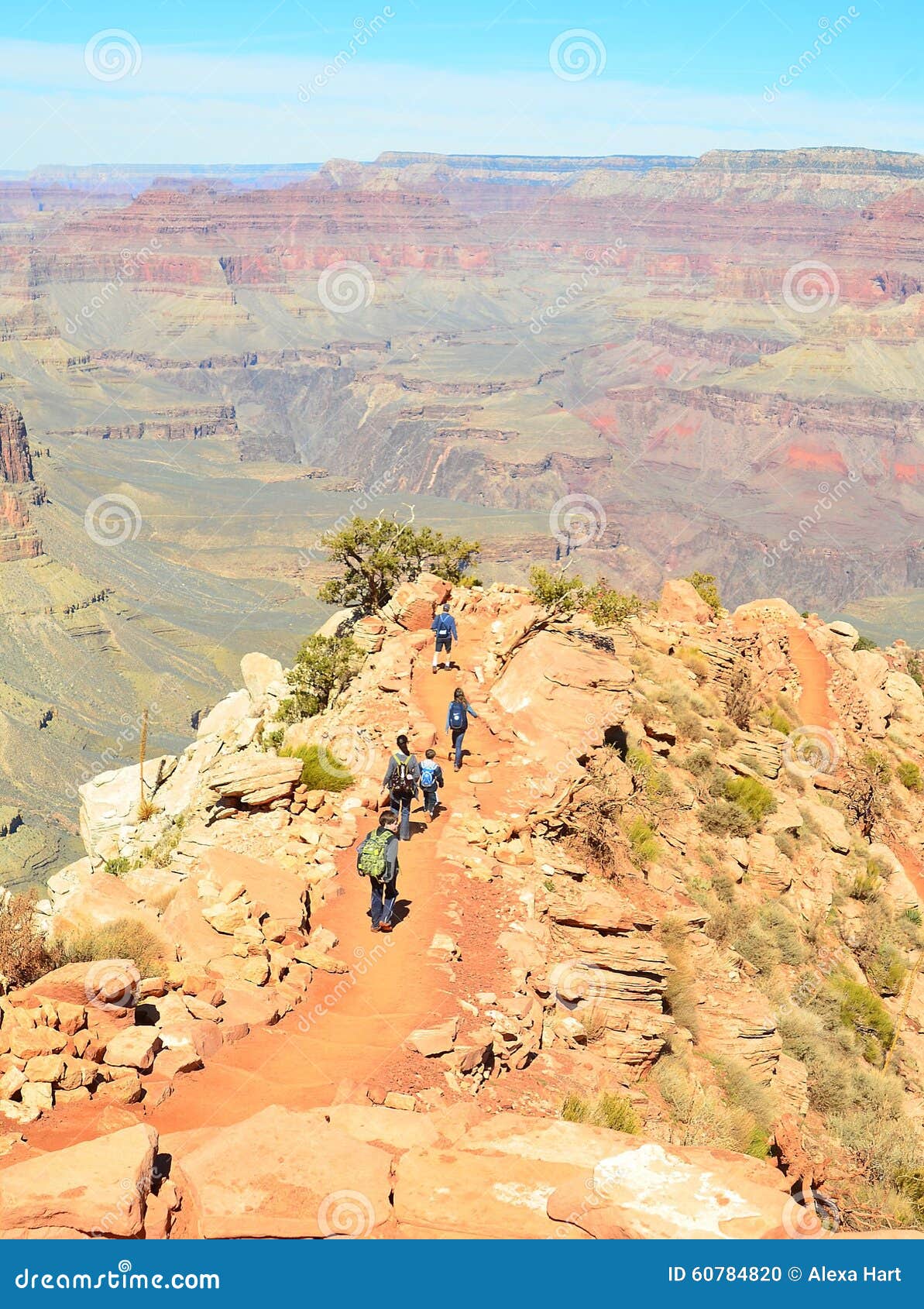 Grand Canyon hiking editorial image. Image of summer 60784820
