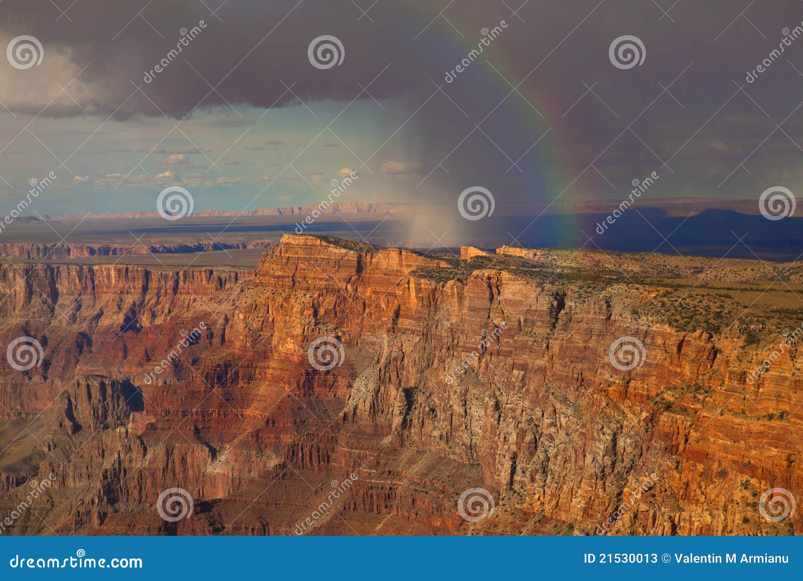 Grand canyon rain stock image. Image of tourism, rainbow 21530013