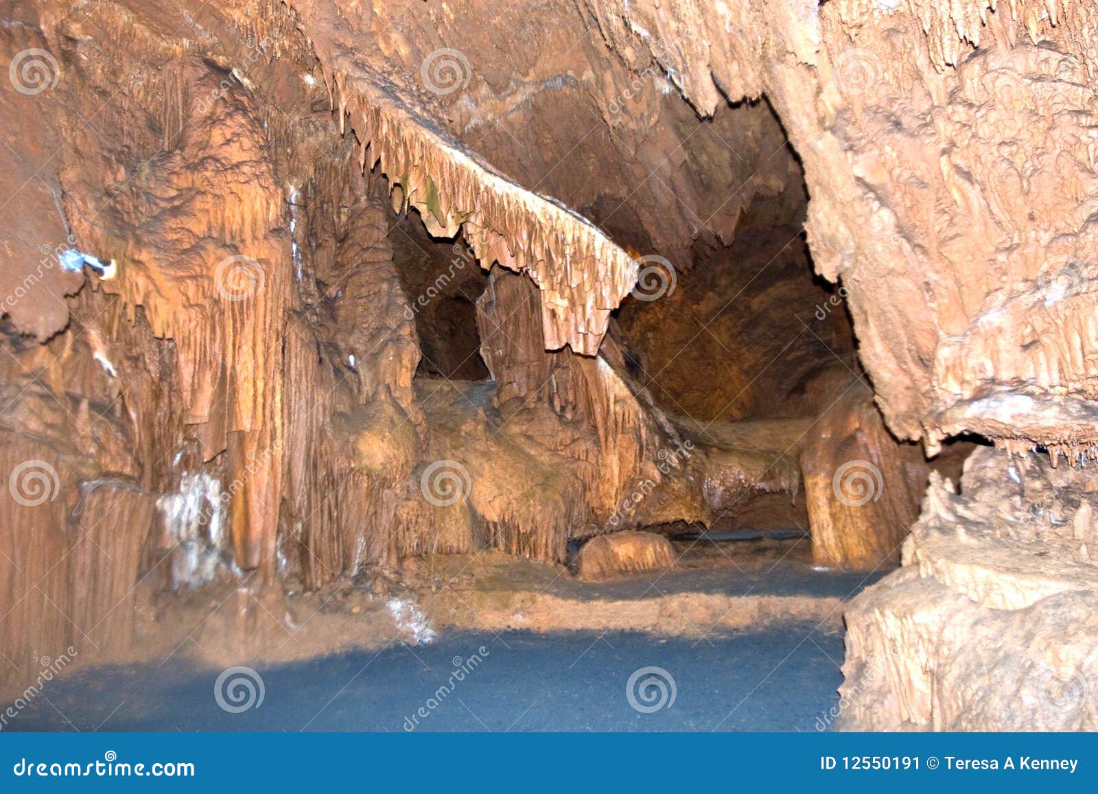 Grand Caverns Grottoes Virginia USA Stock Image Image of mineral