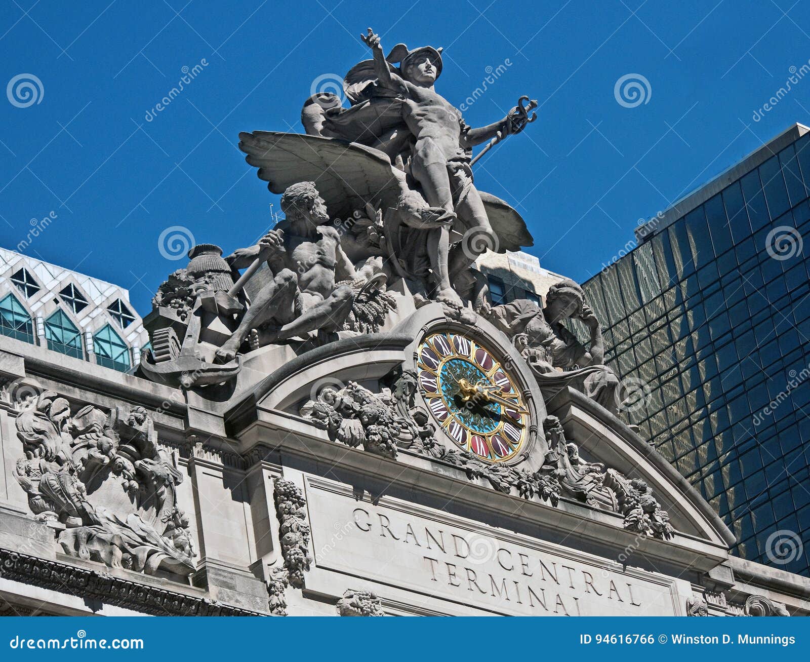 grand central station statue