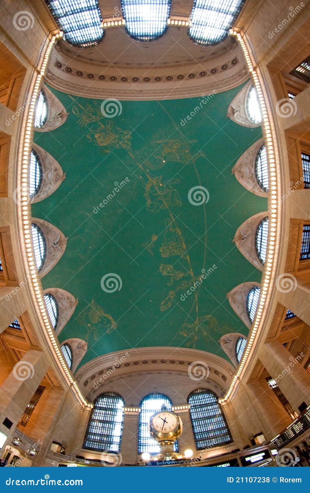 Grand Central Terminal Ceiling Stock Photo Image Of Cosmos