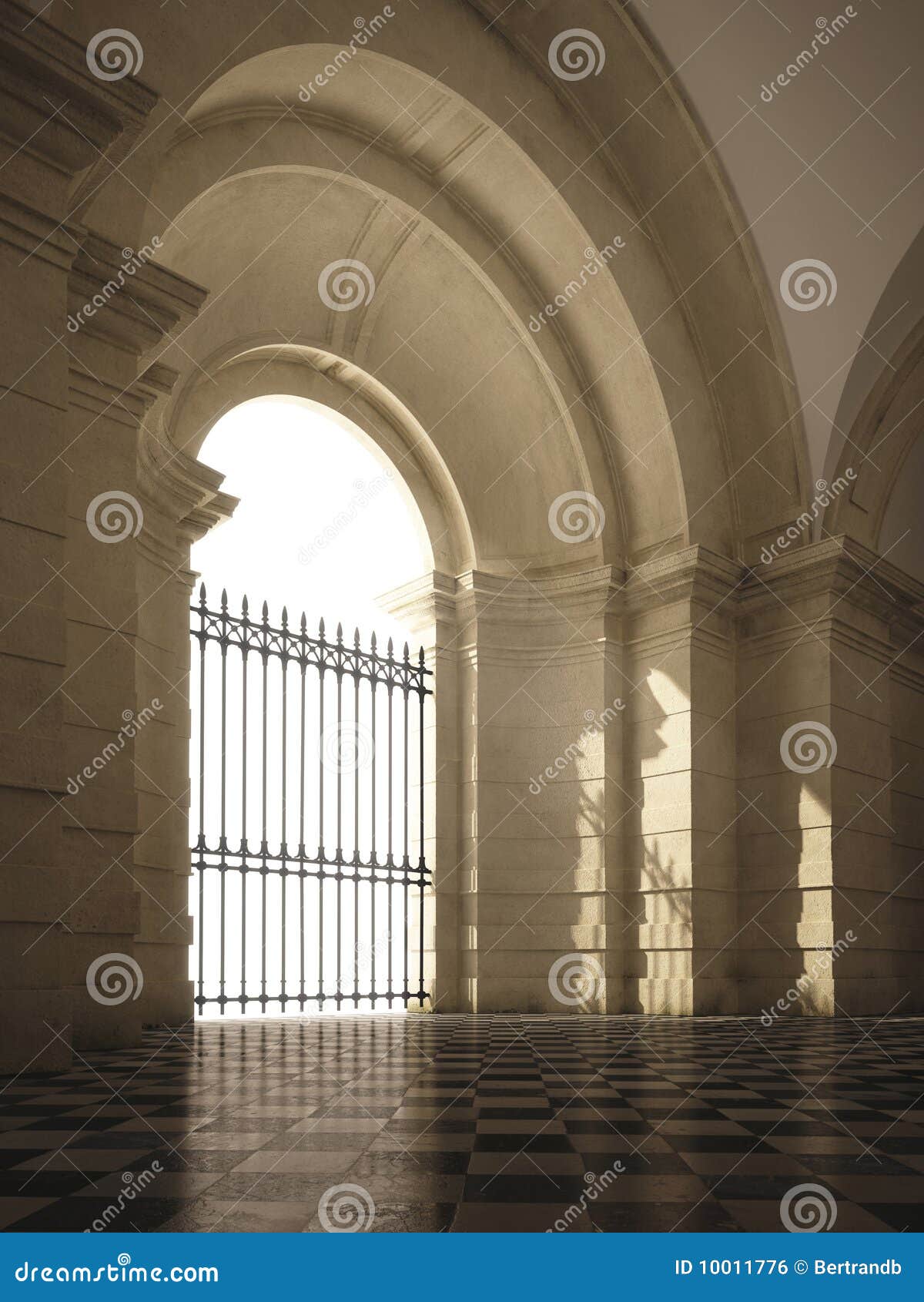 Grand Classical Entrance Hall Stock Illustration - Illustration of