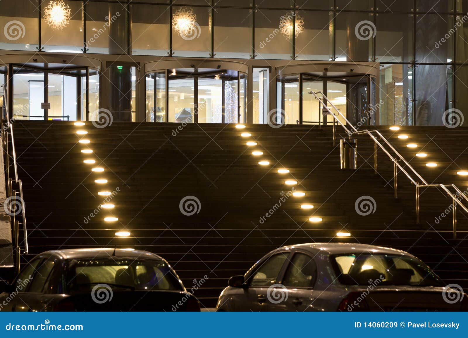 Grand Entrance In Modern Office Building Stock Image Image Of Generic