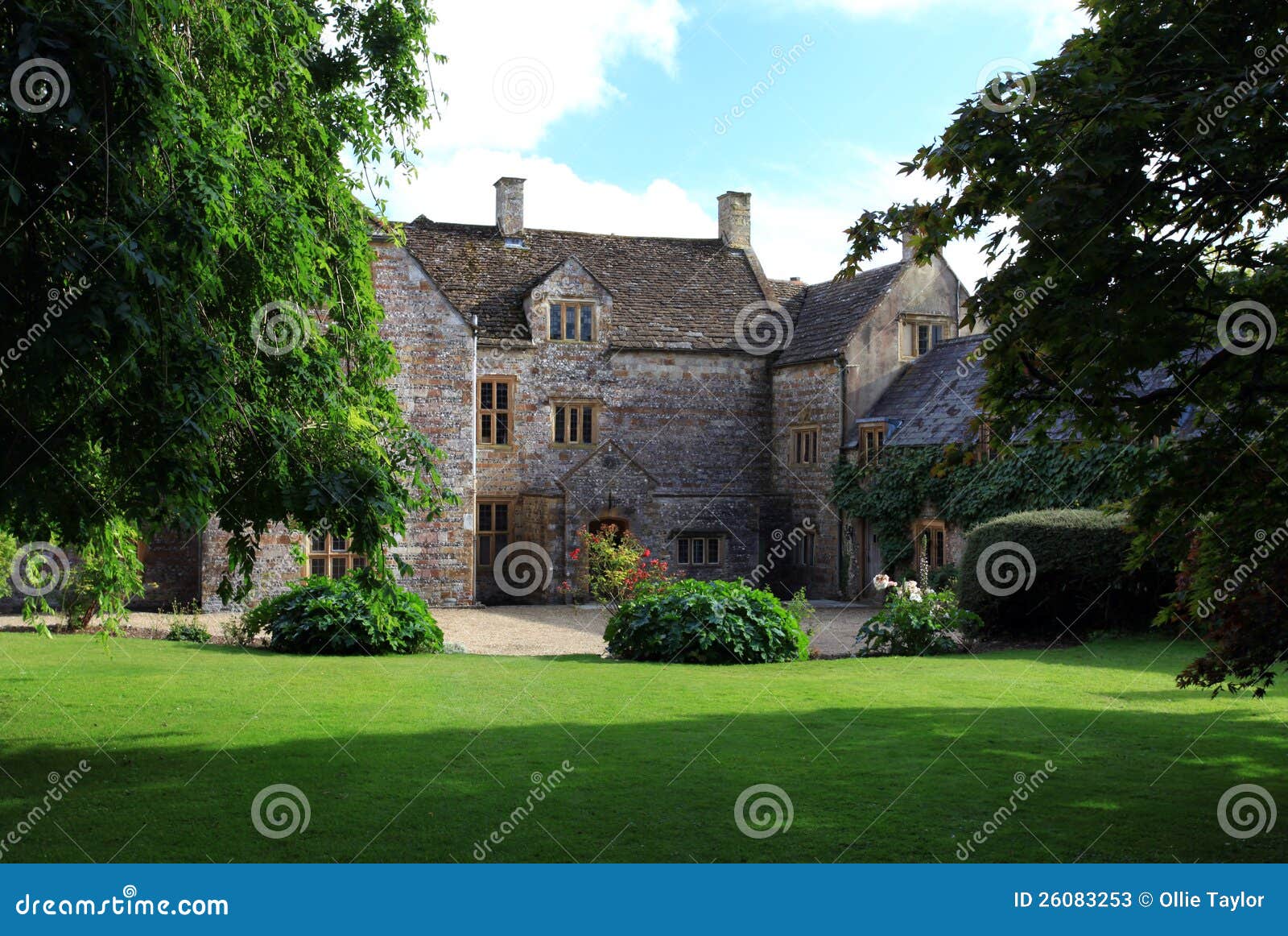 Grand Gatehouse in Dorset England Stock Image Image of green