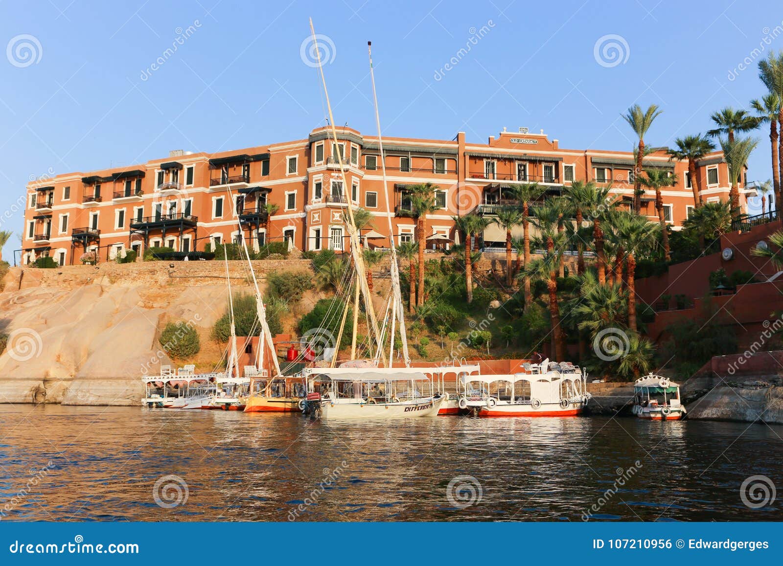 Grand Hotel Aswan Egypt Editorial Photo Image Of Peaceful 107210956