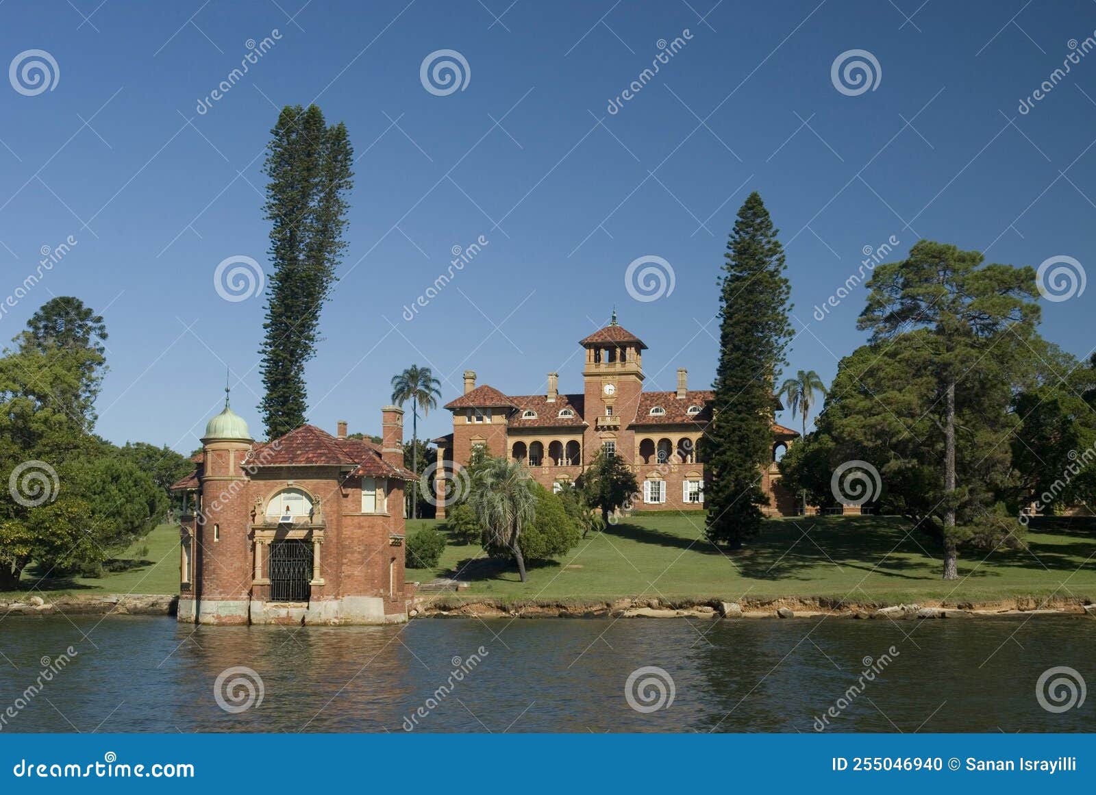 Grand House on the Waterfront Stock Photo Image of palace, waterway