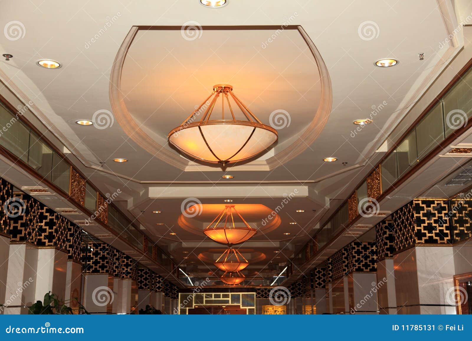 grand luxurious hotel hall