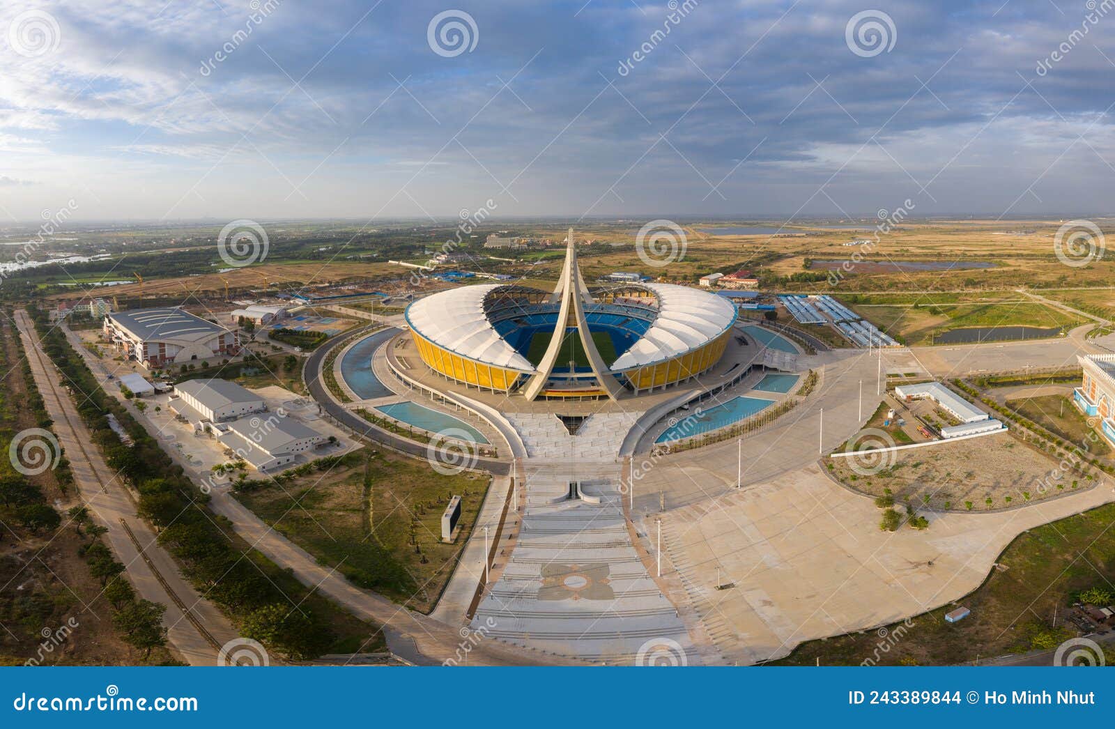 grand opening of morodok techo national stadium . cambodia