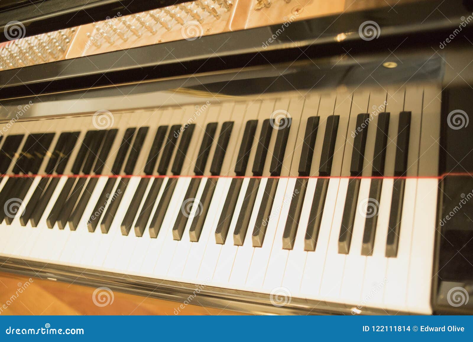 Grand piano keyboard keys stock photo. Image of note - 122111814