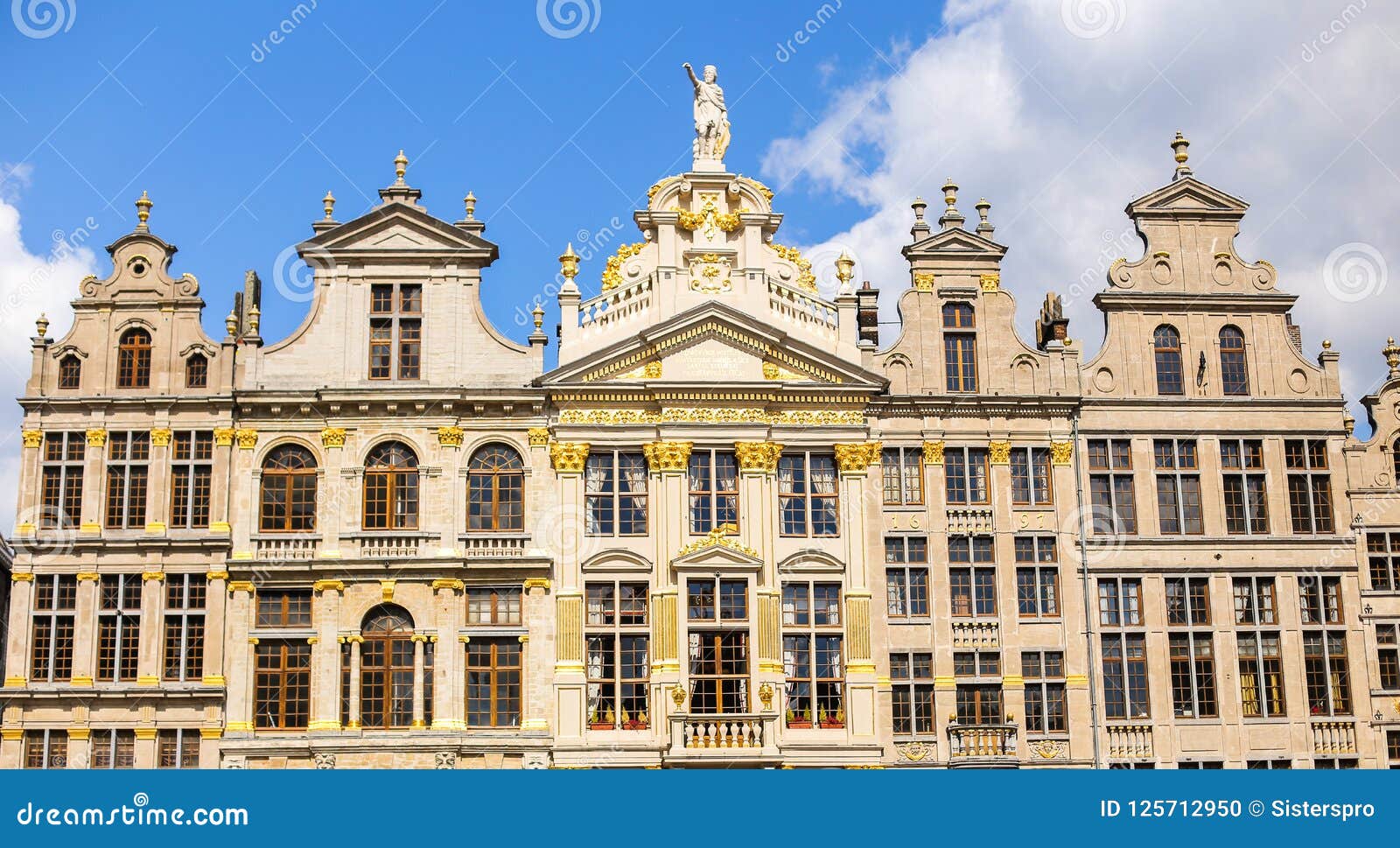 Royal Palace of Brussels, Belgium, Europe - Stock Photo 